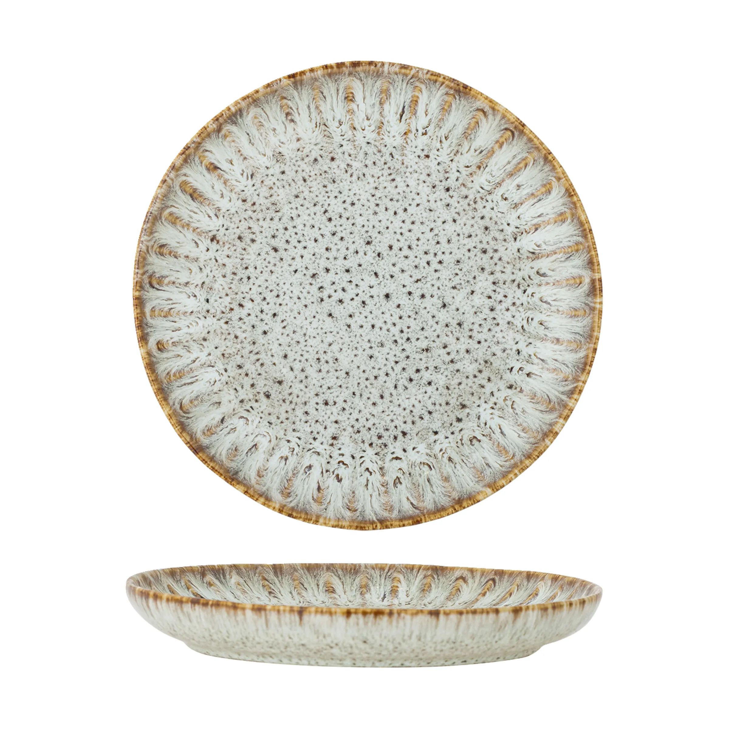 Creative Collection Kagetallerkener Fleur Kagetallerken i Nature, 1