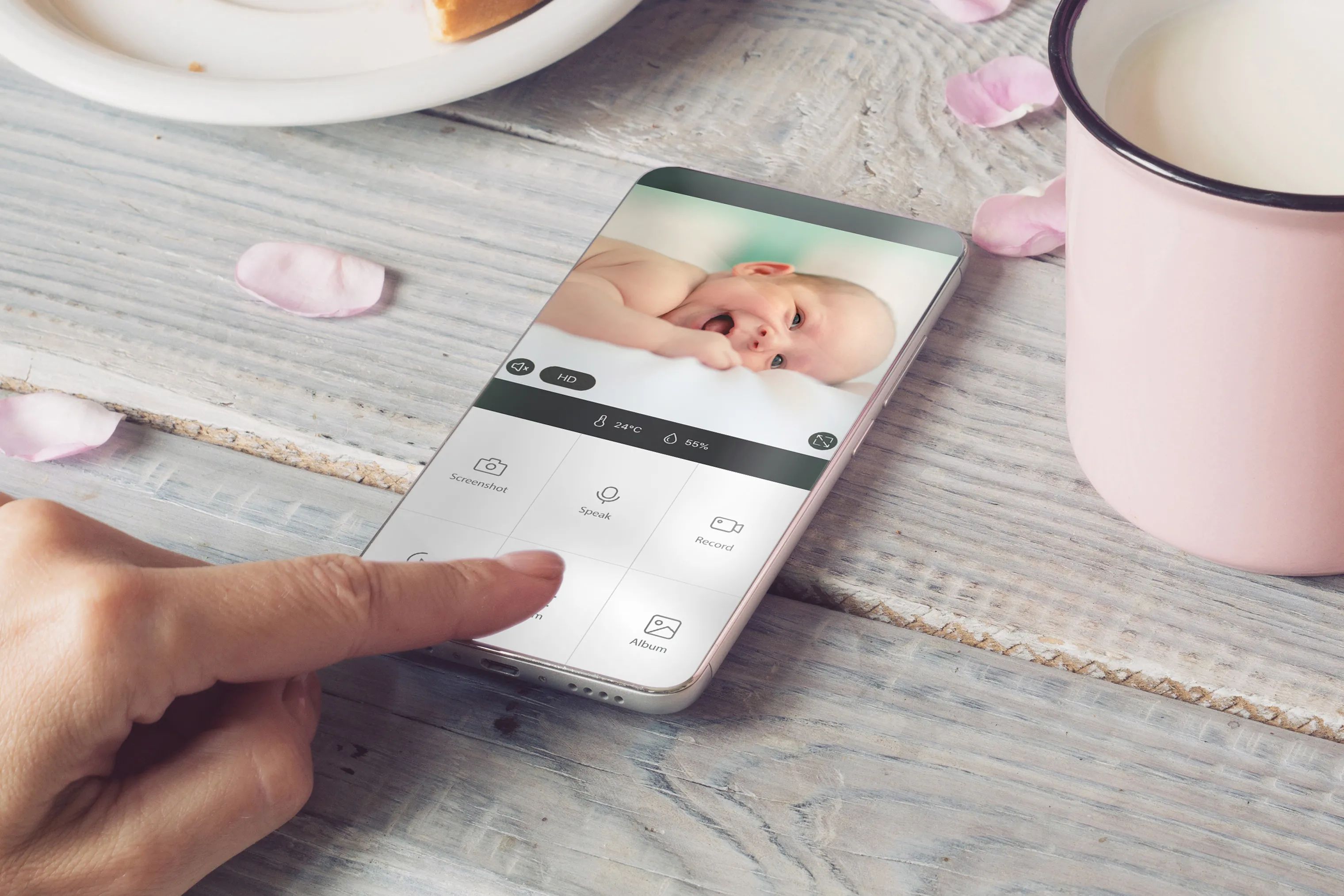 Alecto Baby Babyalarmer SMARTBABY10 Babyalarm i Sort, 3
