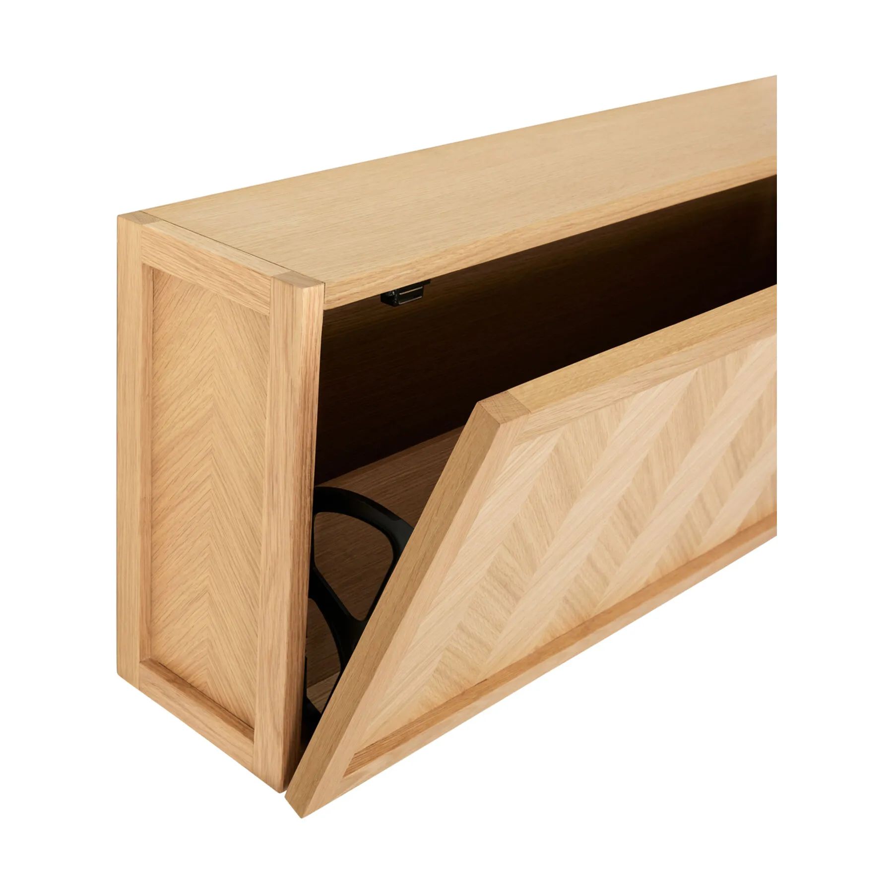 Hübsch Skabe Herringbone Skoskab i 100 cm, 4