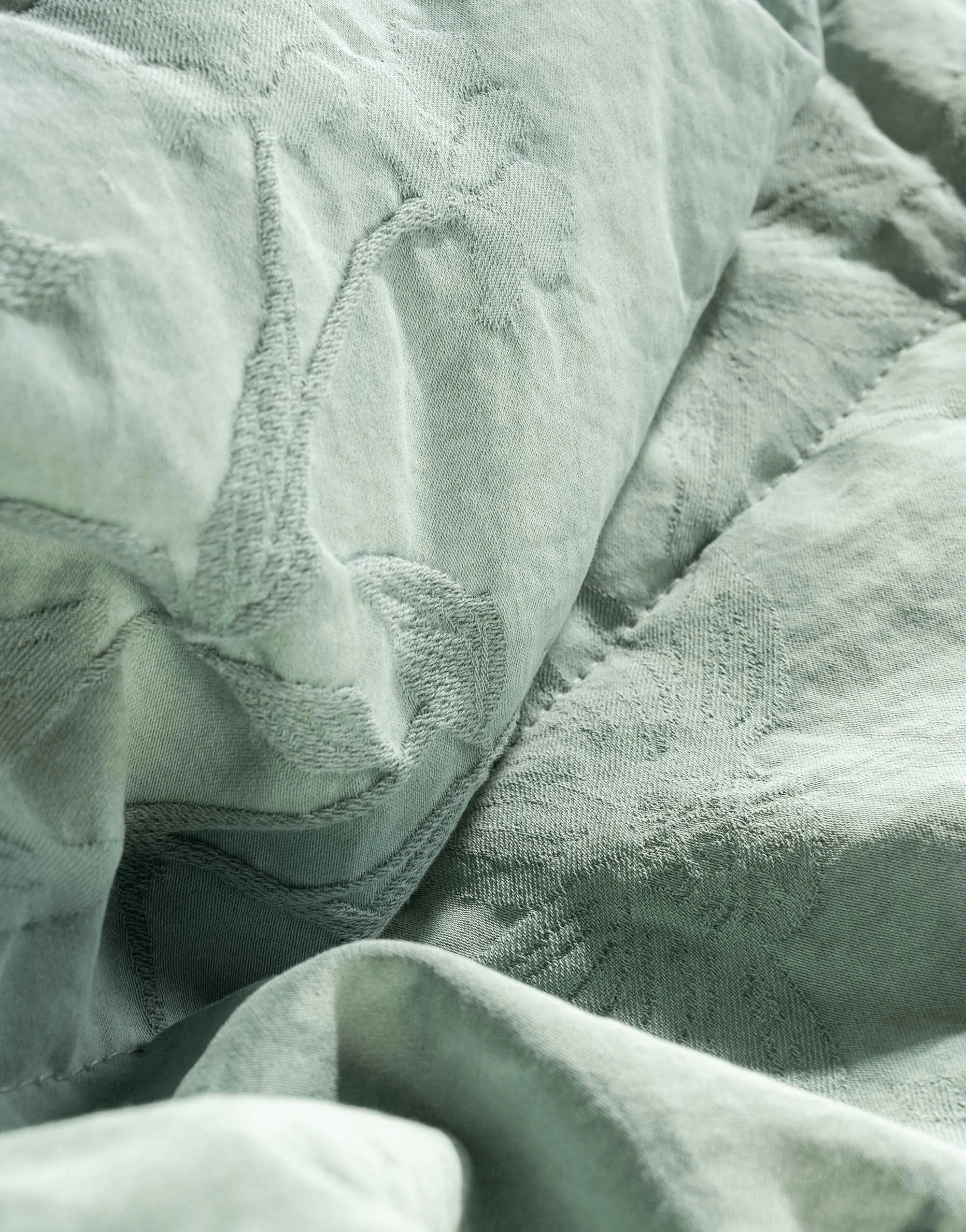Essenza Sengetæpper Claudine Sengetæppe i Dusty teal, B220 x L265 cm, 3