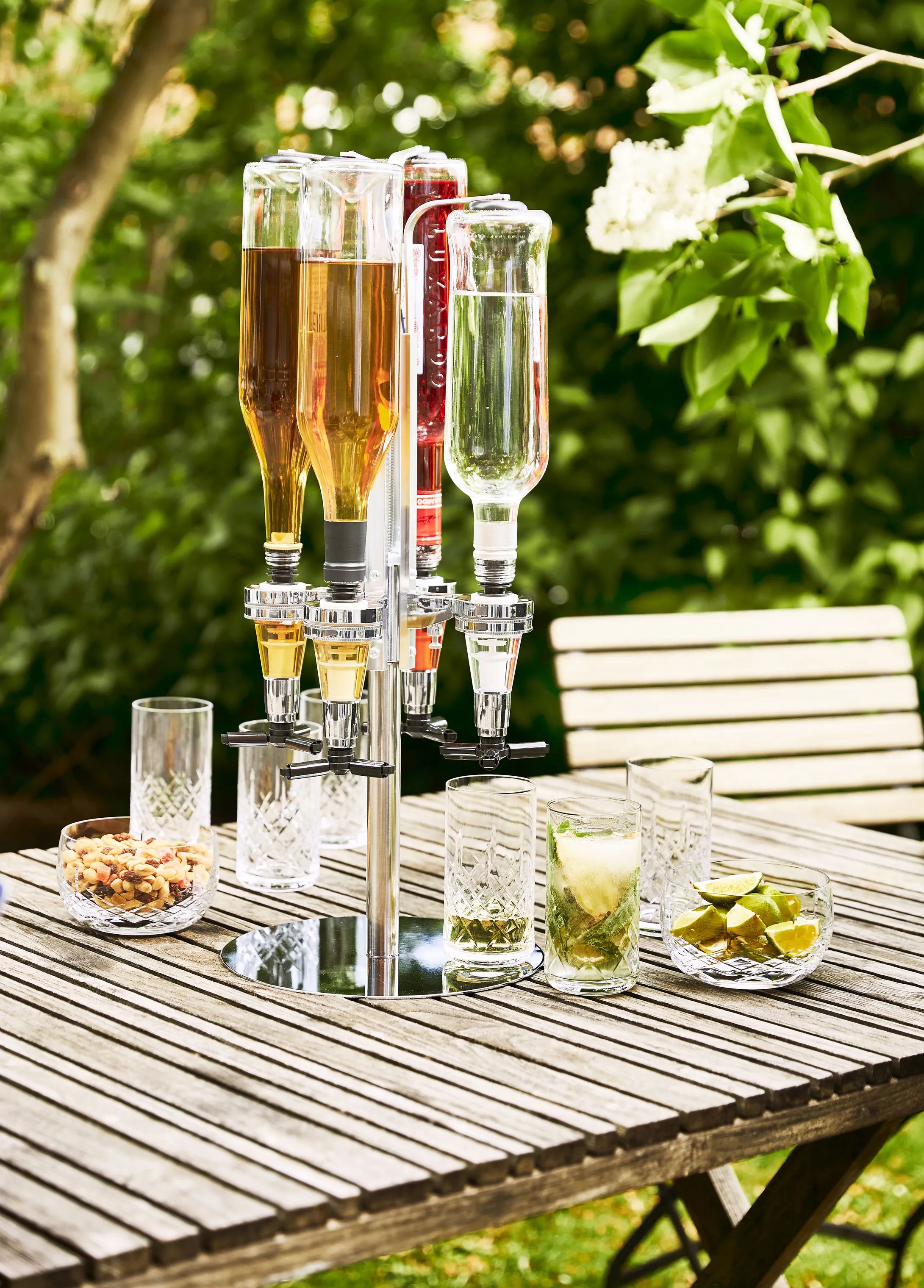 CASA Living Vinreoler Flaskeholder i Stål, 3