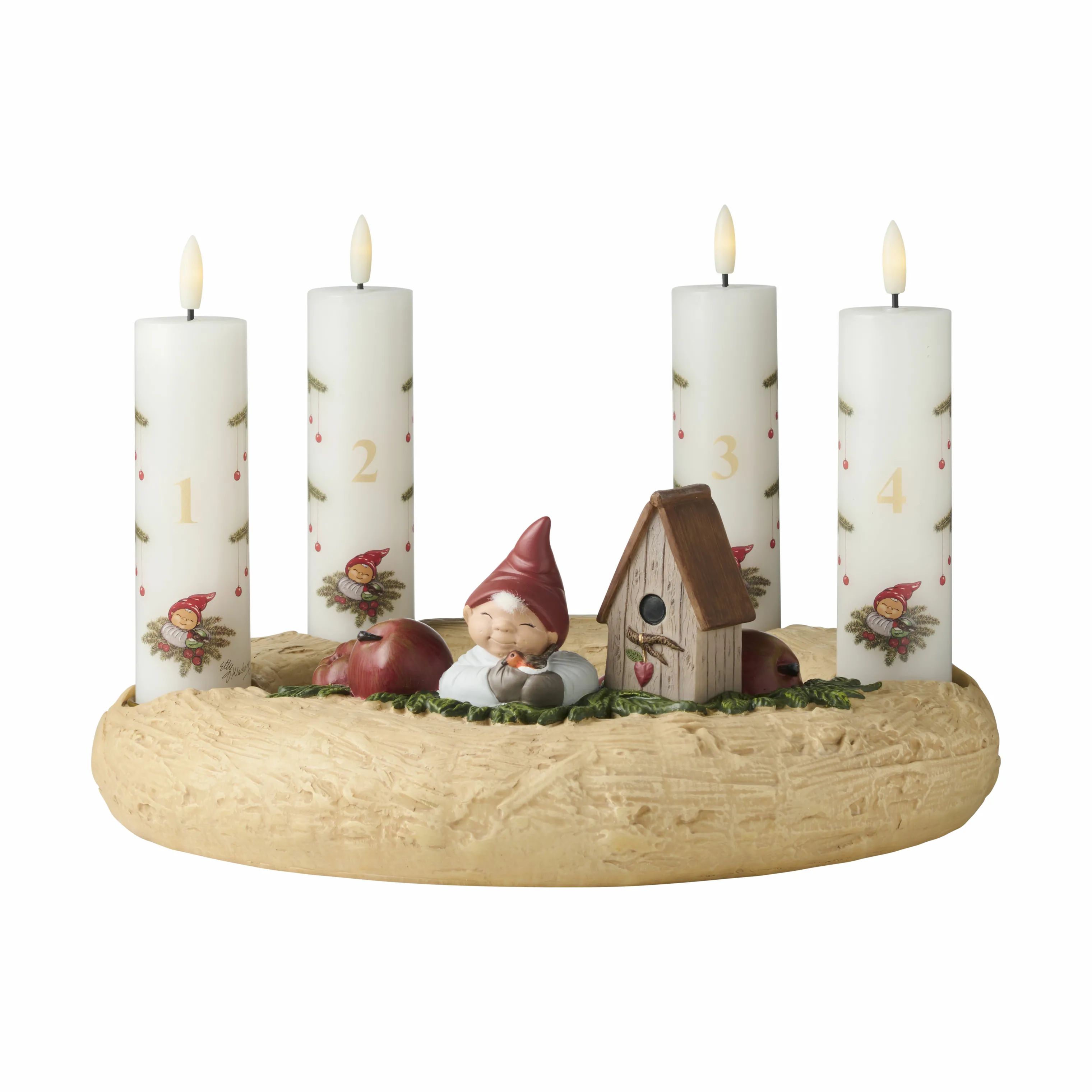 Klarborg Jule- og adventsstager Adventsstage - Bette Kurt i Beige, 1