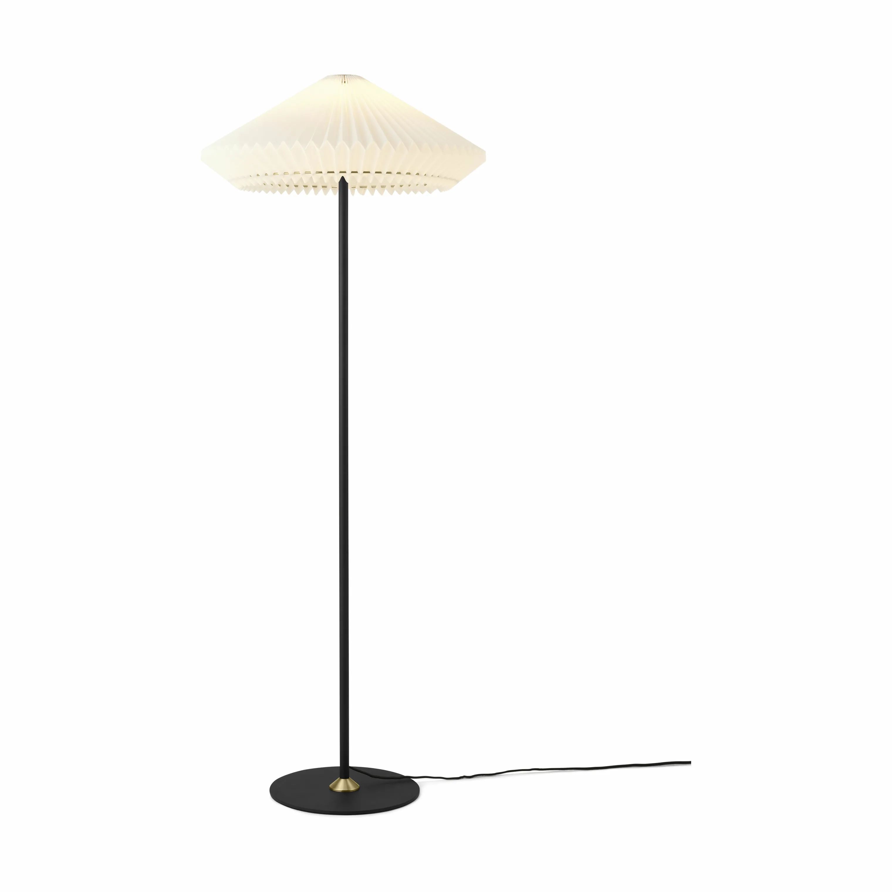 Halo Design Gulvlamper Paris Gulvlampe i Clean White/Graphite Sort, 1