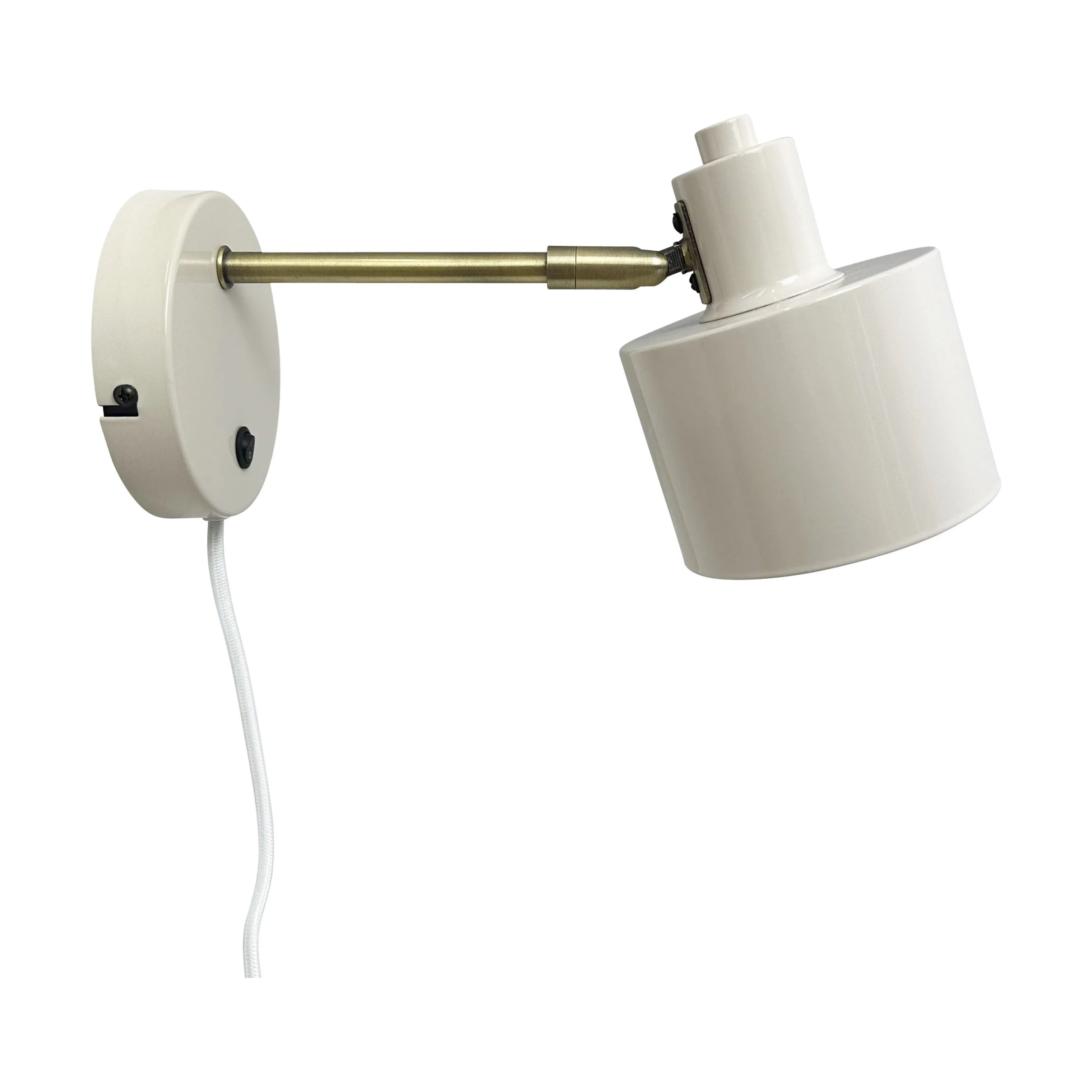Dyberg Larsen Væglamper Ocean Væglampe i Beige/ Messing, 1