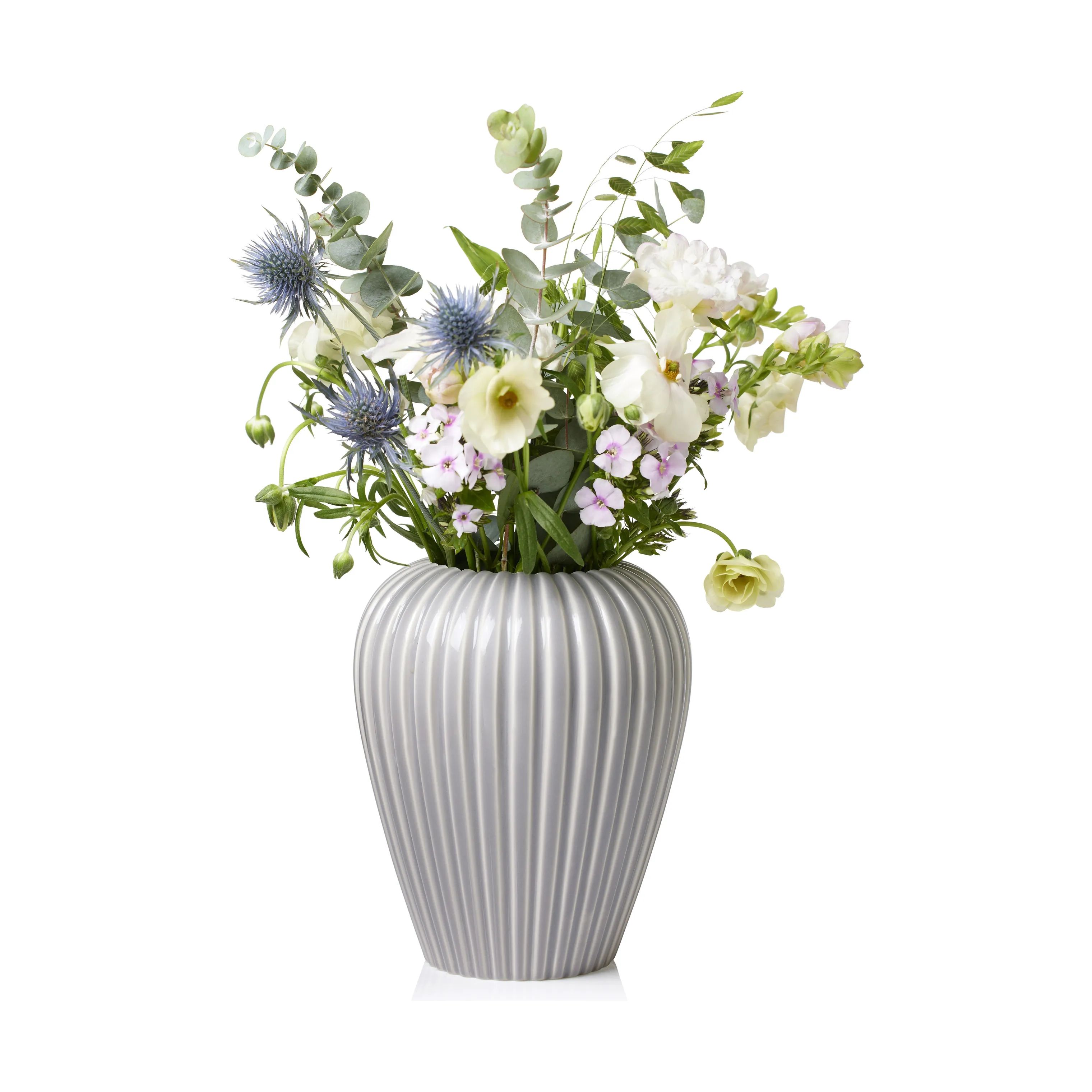 erik bagger a/s Vaser Eslau Lilje Vase i grå, 20 cm, 4