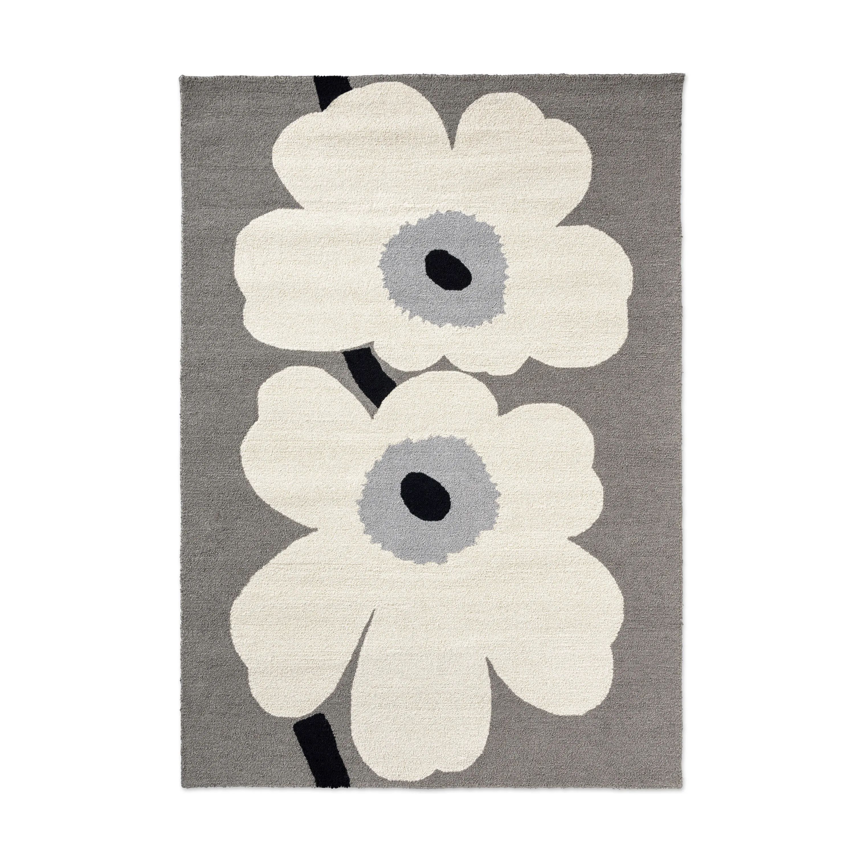 Marimekko by Brink & Campman Gulvtæpper Unikko Udendørsgulvtæppe i Grå, B200 x L280 cm, 1