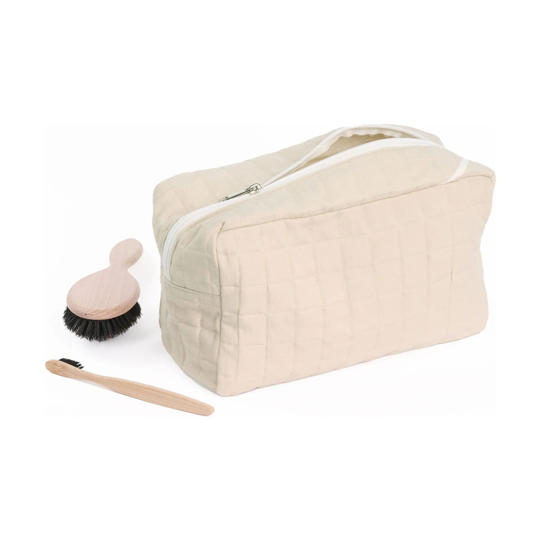The Organic Company Toilettasker Reconnect Toilettaske i Beige, B13 x L28 cm, 2