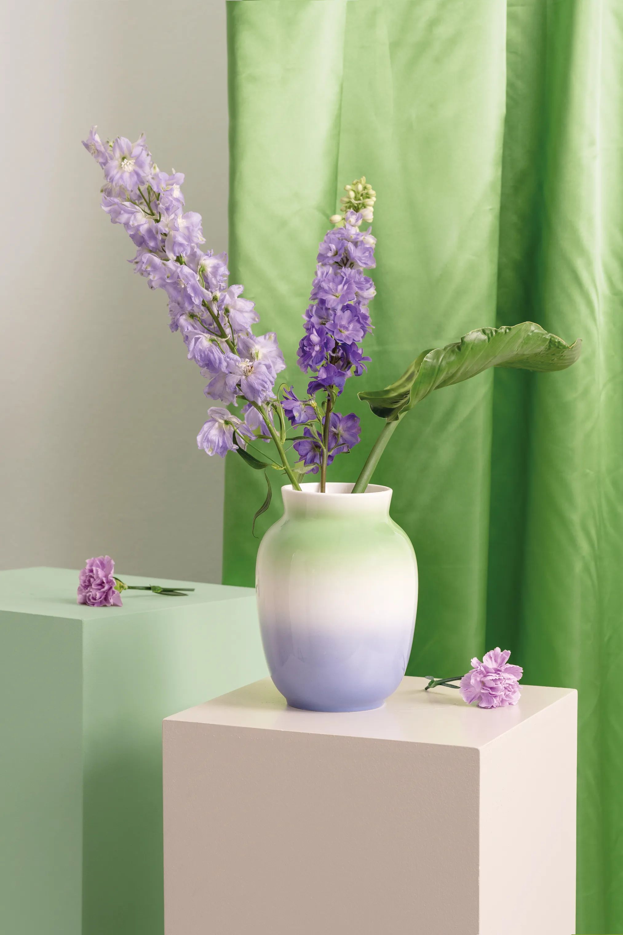 Rosenthal Vaser Balance Vase i Grøn/lilla, 3