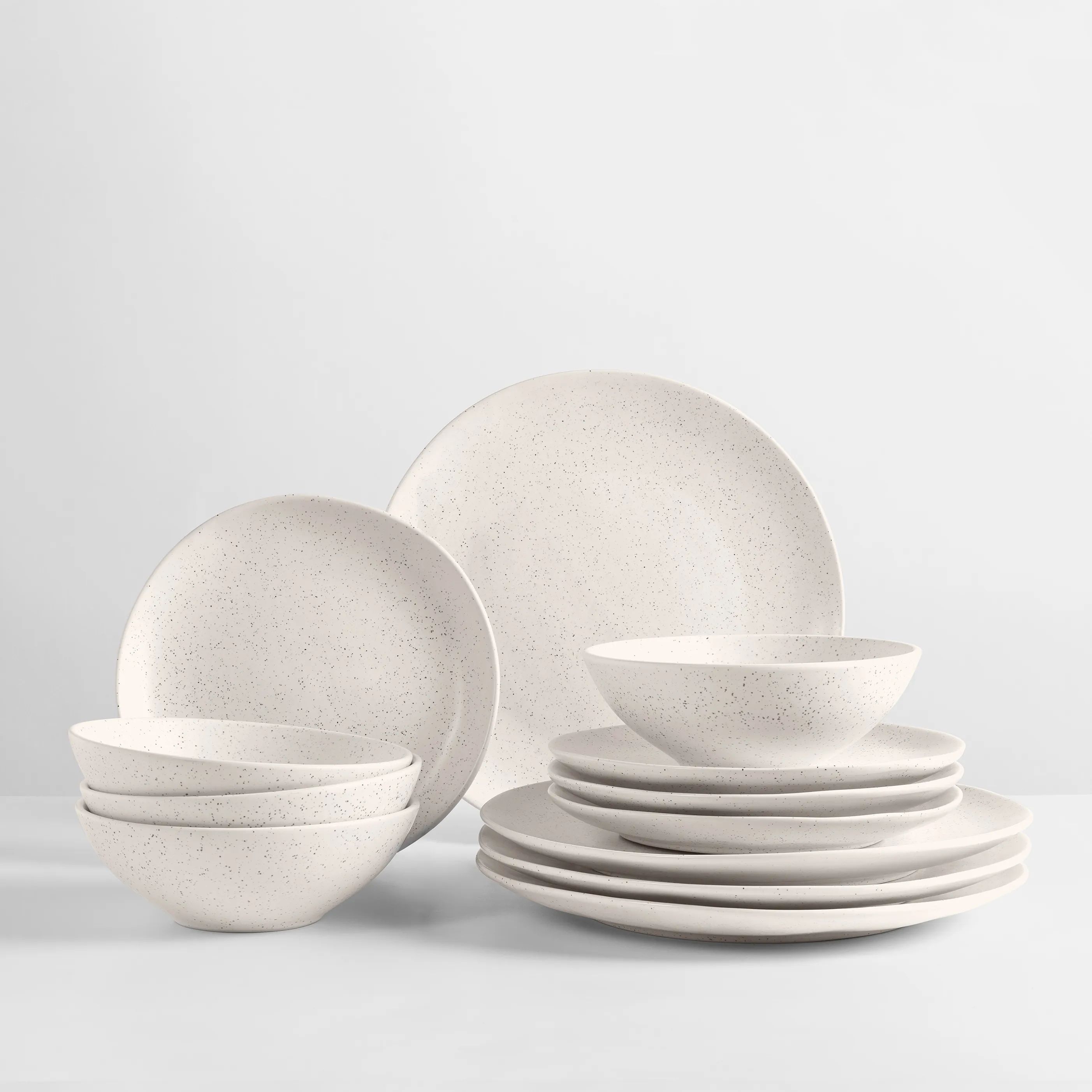 Broste Copenhagen Middagstallerkener NORDIC SAND Nordic Vanilla Middagstallerken i 26 cm, 3