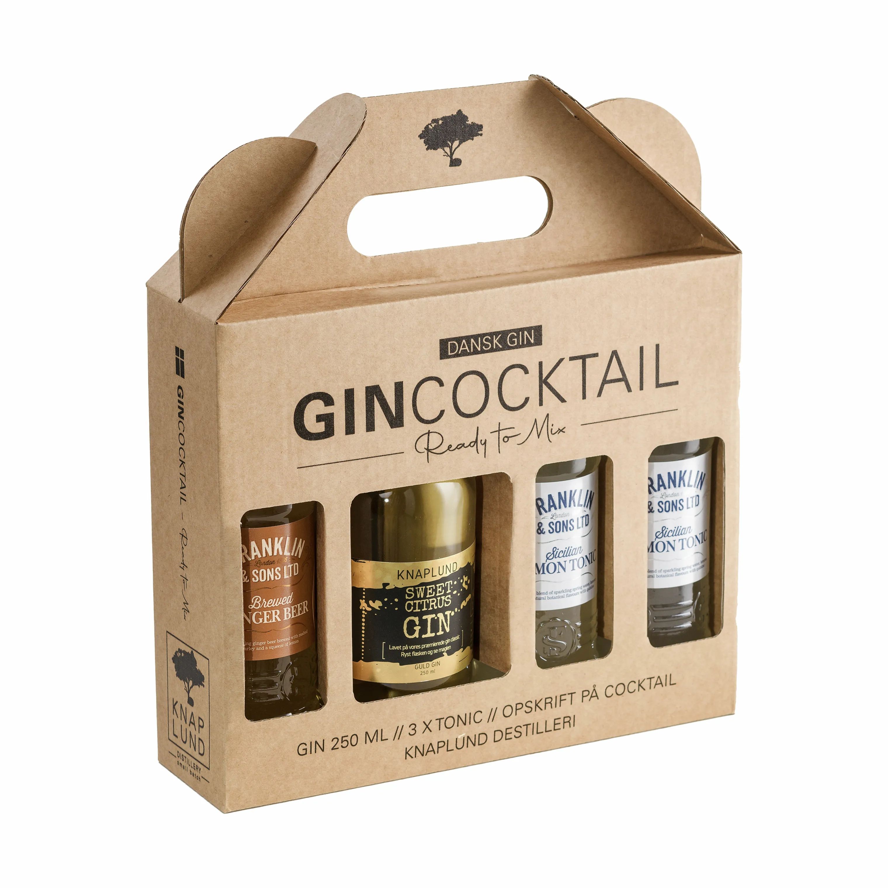 Knaplund Spiritus Ready To Mix Gincocktail Golddigger - 4 dele i Golddigger - 850 ml, 1