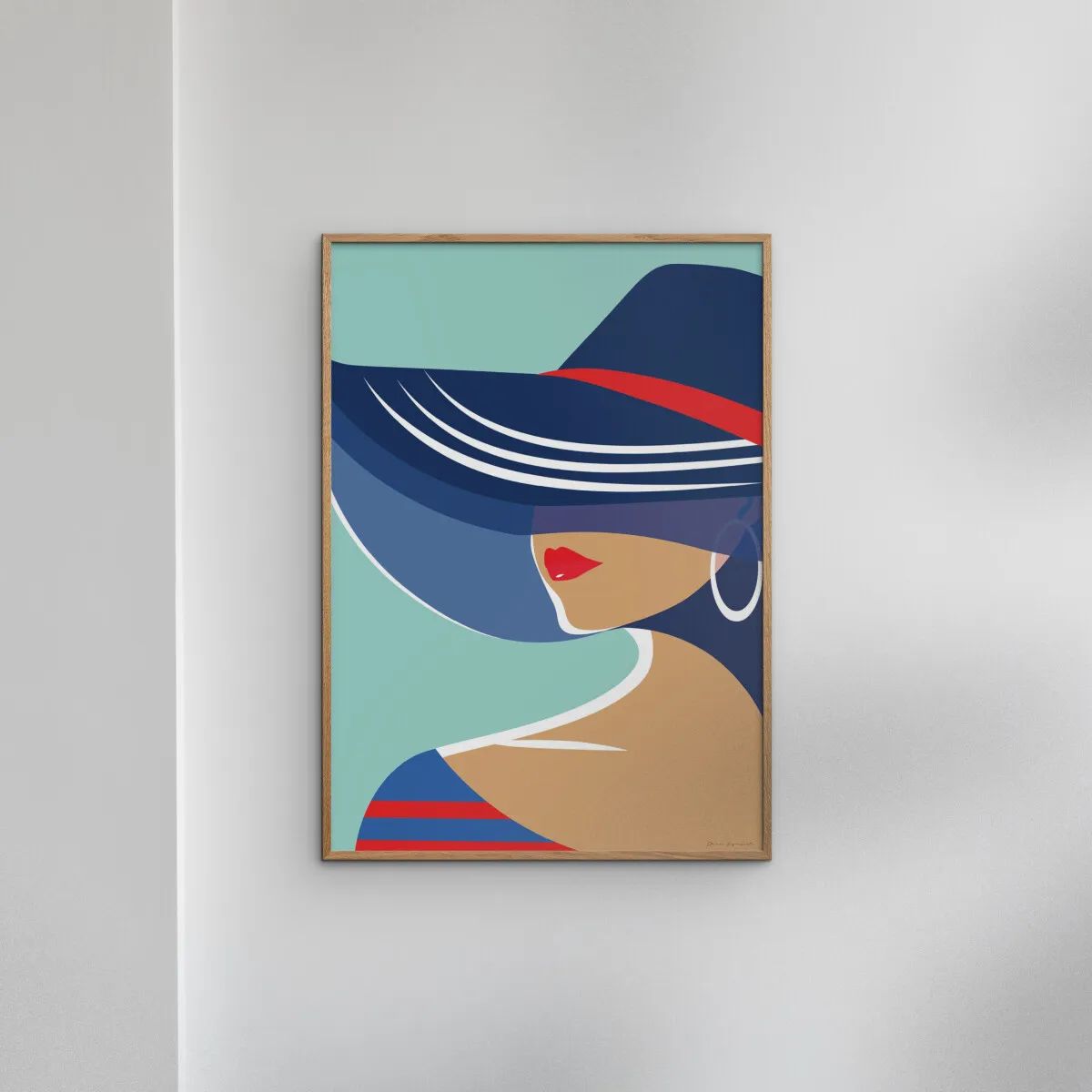 Poster&Frame Plakater Plakat - Beach chic i B21 x L29,7 cm, 2