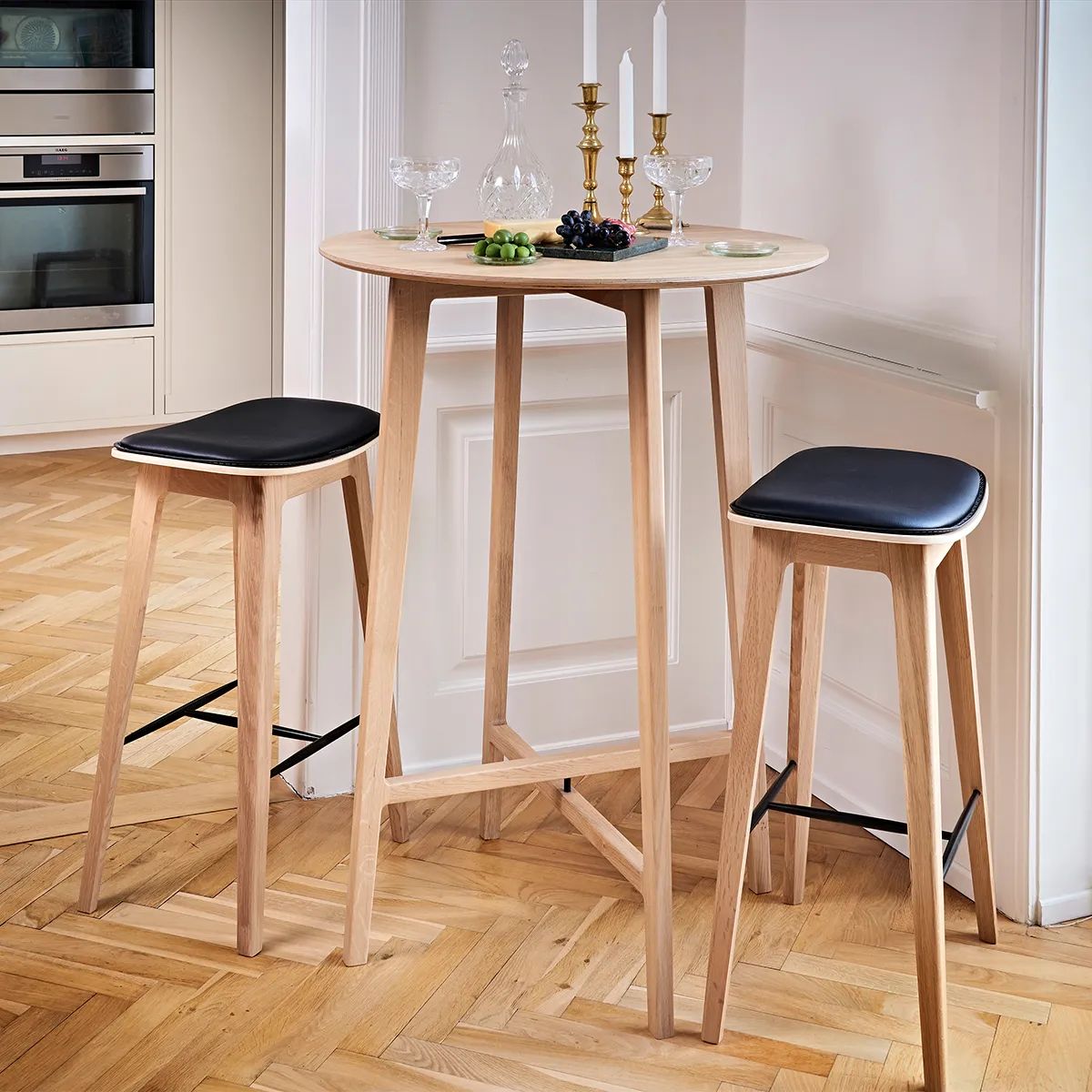 SACKit Barstole Nordic Barstol i Sort, 68,5 cm, 2