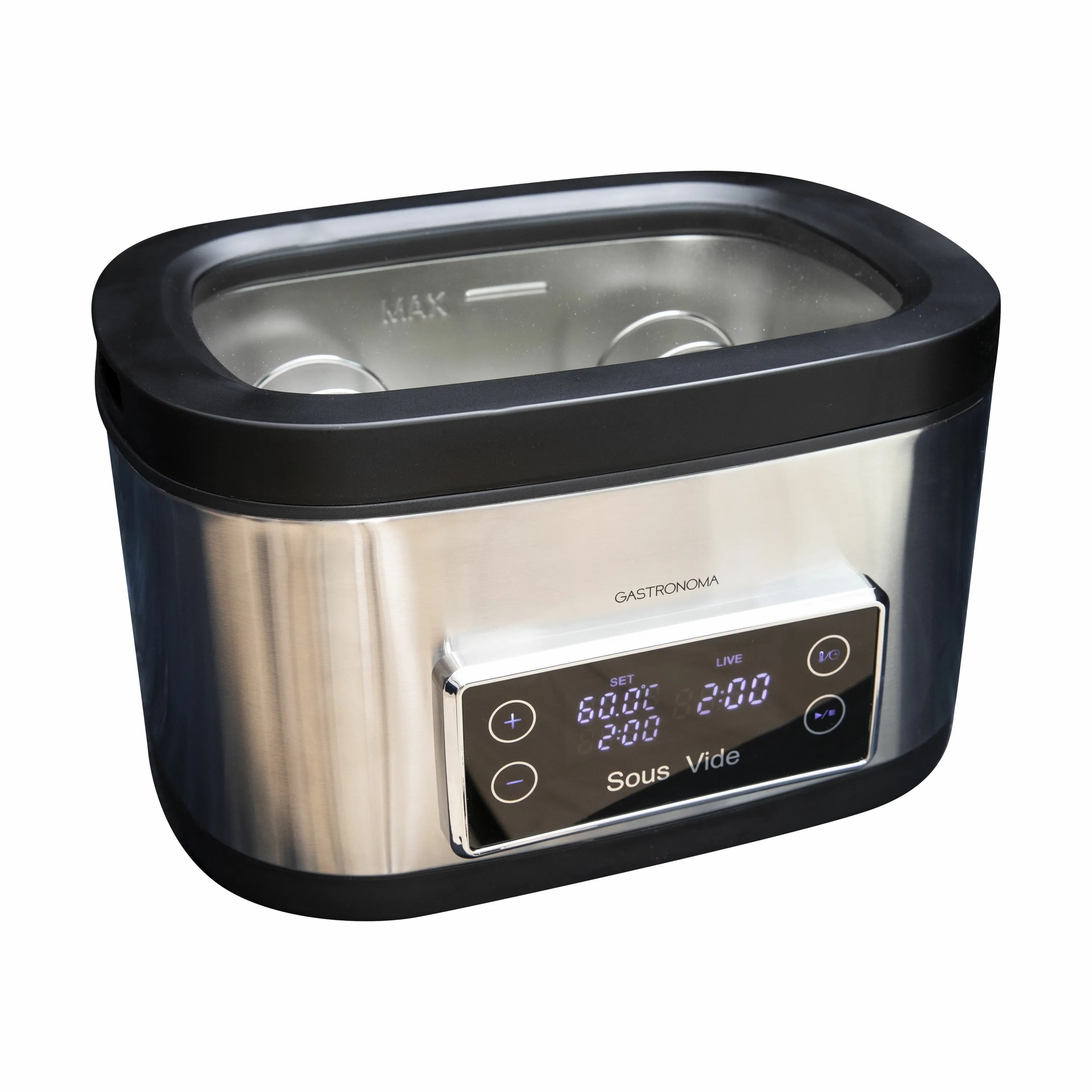 Gastronoma Sous vide kar og tilbehør Sous Vide i stål;sort, 1