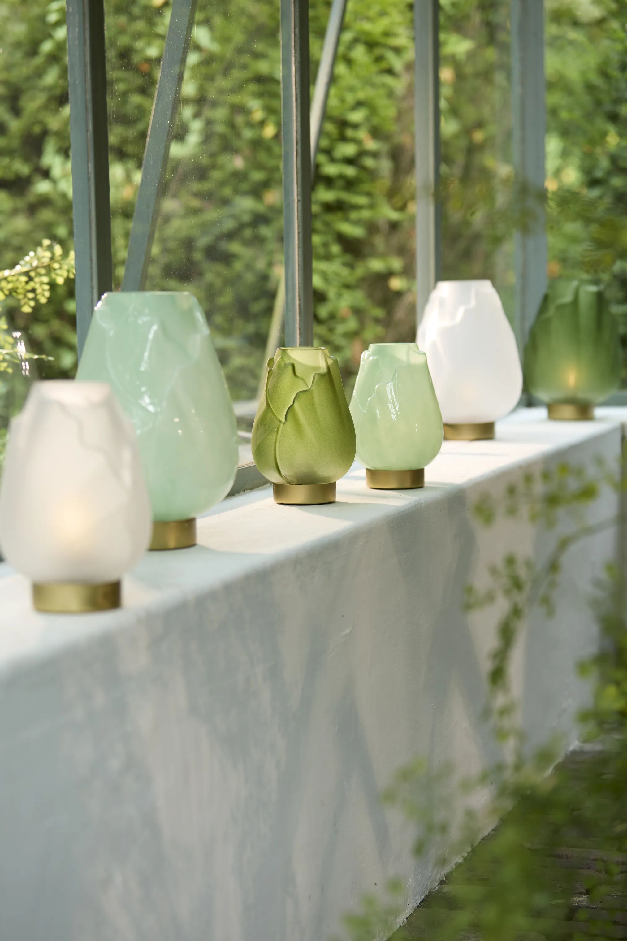 Present Time Bordlamper Ginny LED Bordlampe i Mint, 19,5 cm, 2