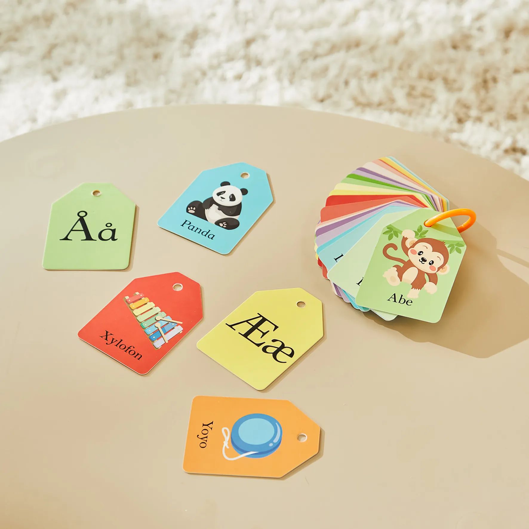 Barbo Toys Spil Barbo Classic Ordkort - Alfabetet ABC i Alfabetet, 2