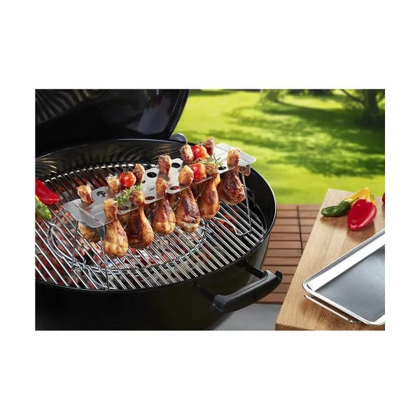 Gefu Grillredskaber Gefu Grill Barbecue Rack til kyllingelår i Stål, 2