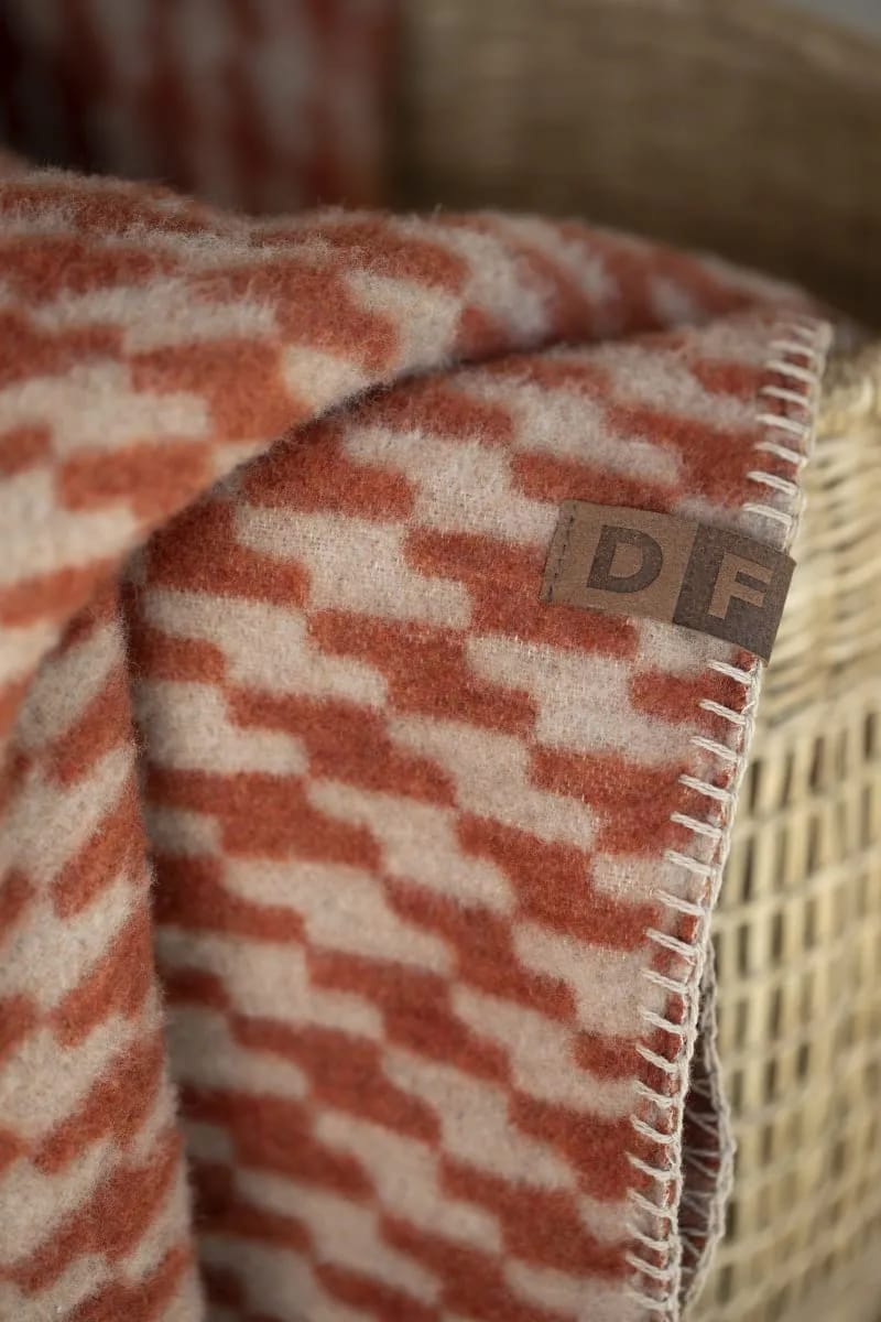 Fusenegger Plaider Merano Plaid i Terra Cotta, 2