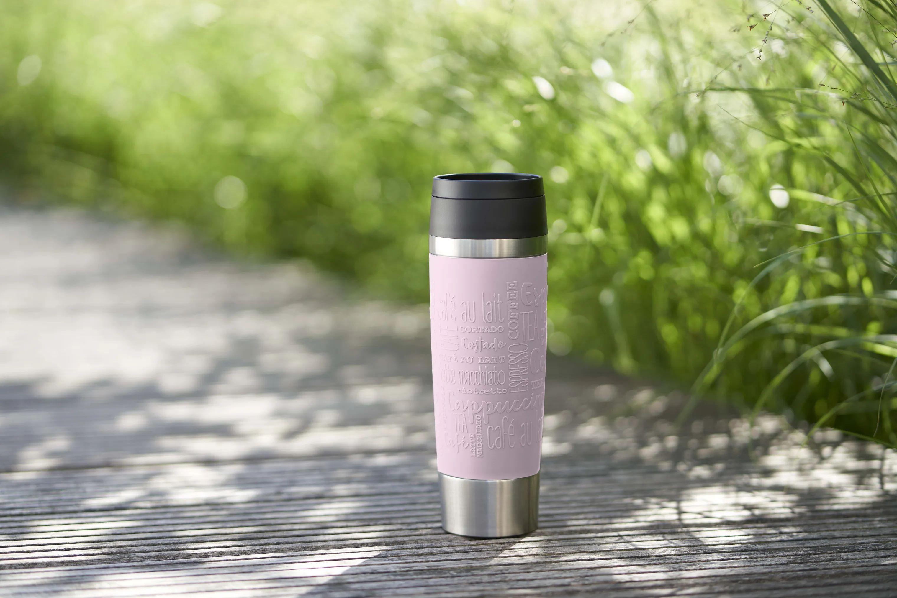 Emsa To go kopper To Go To-Go Classic Rejsekrus i Pastel Pink, 0.5 L, 5