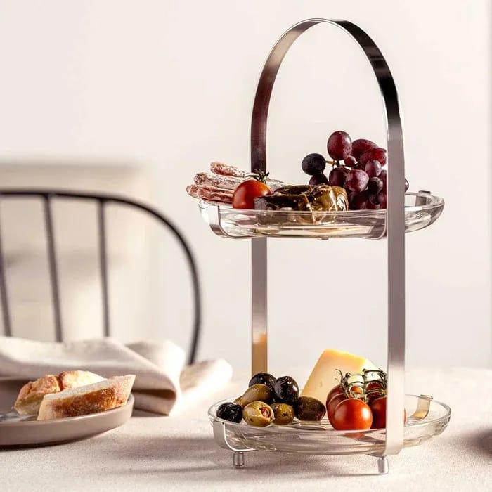 Leonardo Etagere Kageopsats i Klar, 2