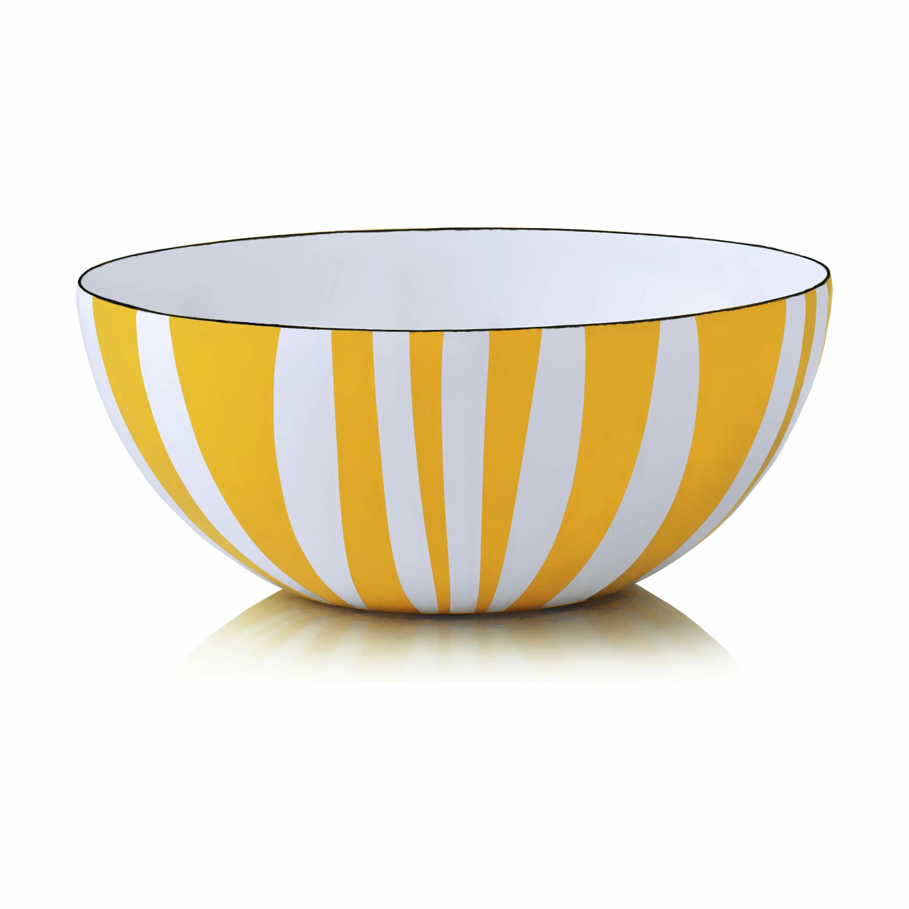 Cathrineholm Serveringsskåle Stripes Skål i Gul, 18 cm, 1