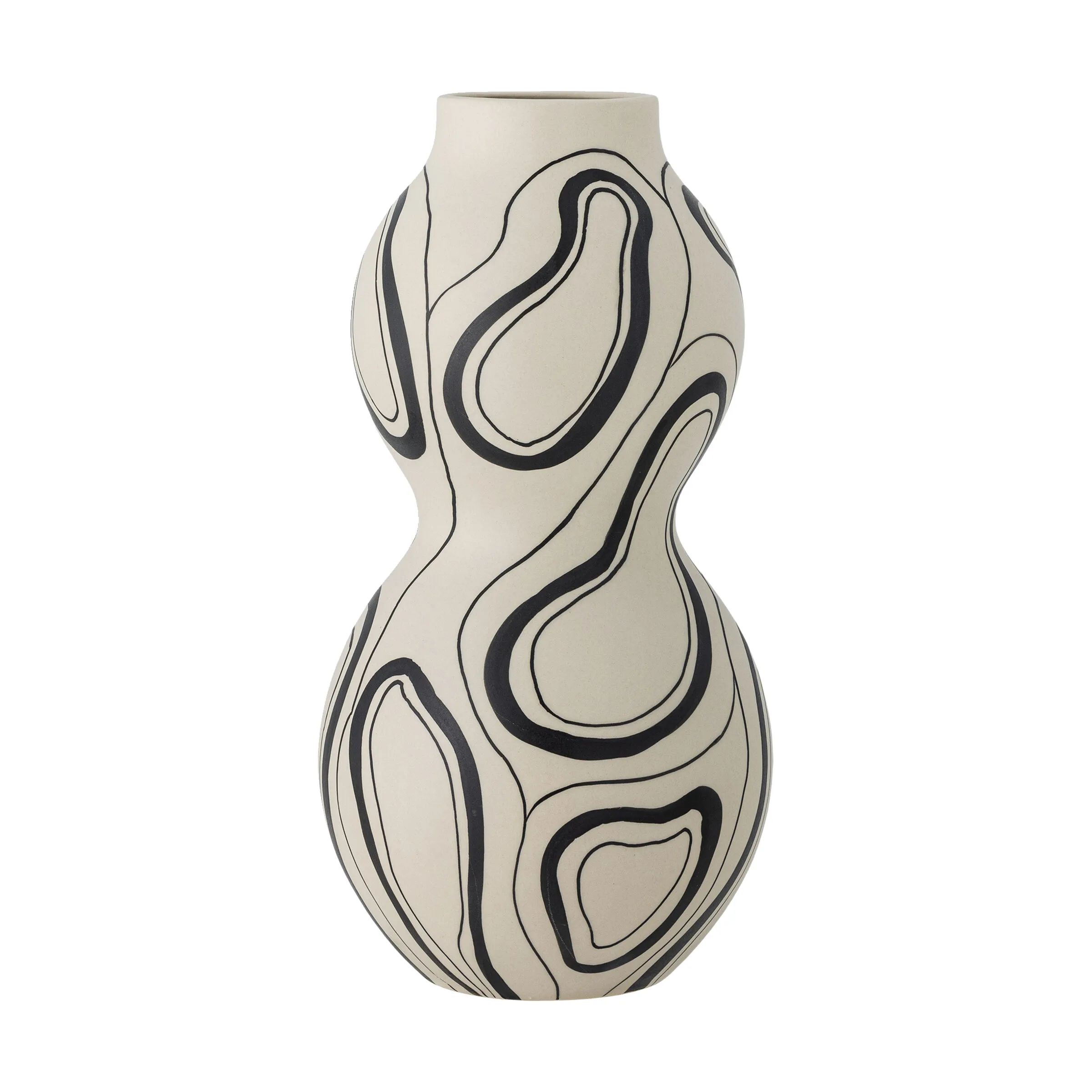 Bloomingville Vaser Nicola Vase i Sort, 1