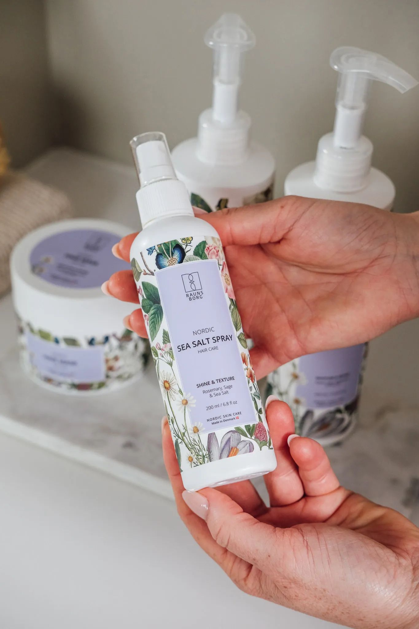 Raunsborg Shampoo og hårpleje Nordic Herb & Sea Salt Spray i Hvid, 4