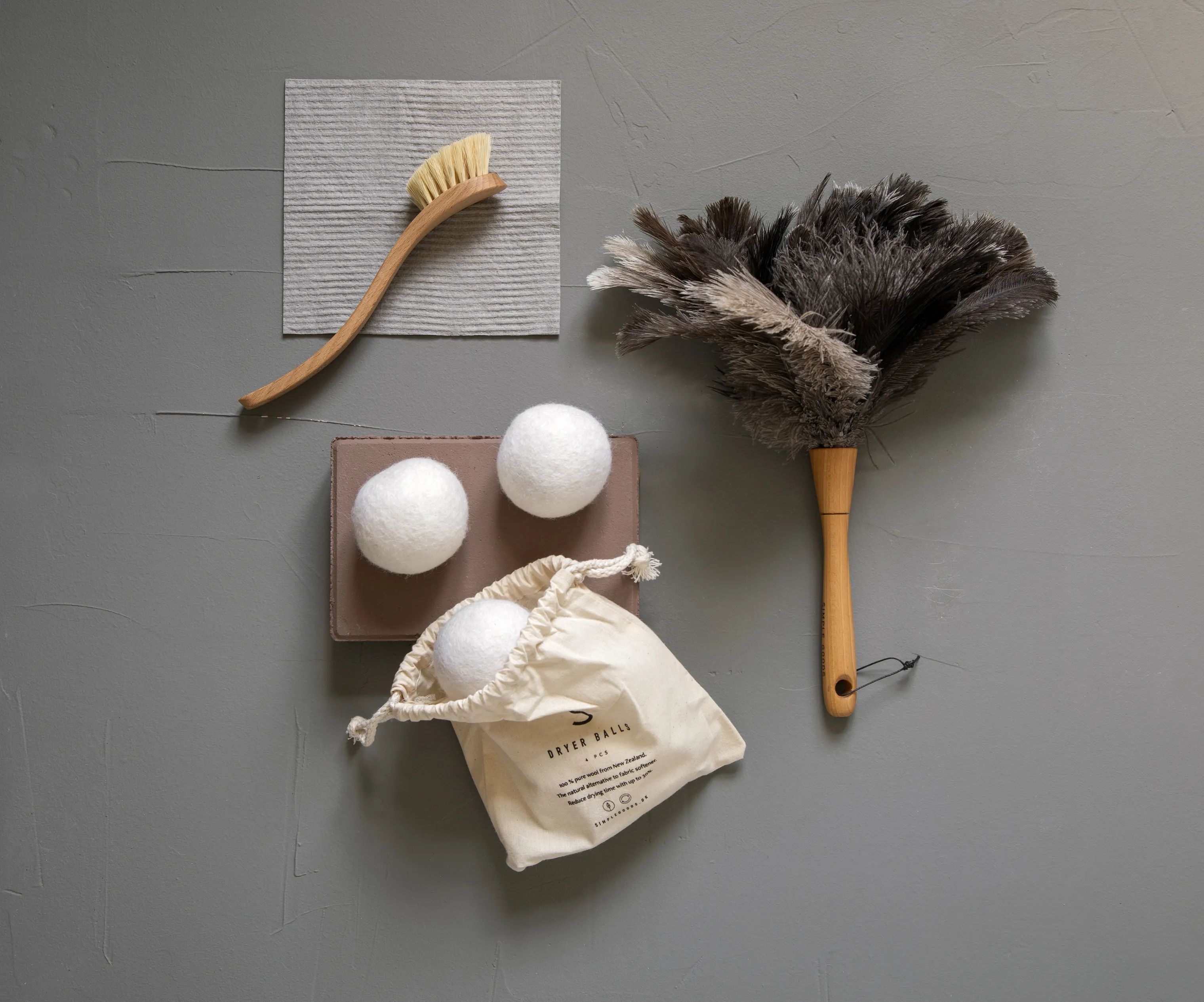 Simple Goods Øvrig rengøring Dryer Balls - 4 stk. i Hvid, 3