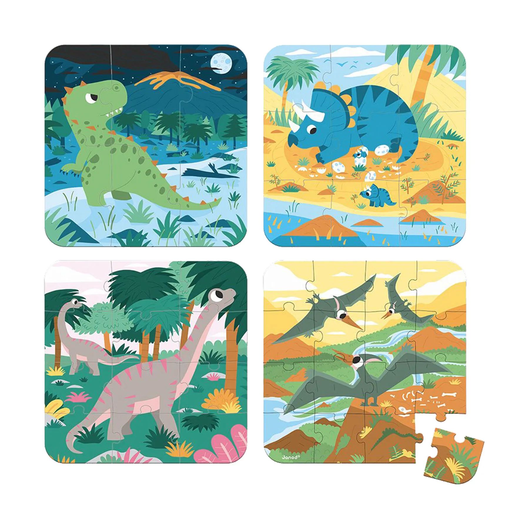 Spilbræt Puslespil Puzzle Puslespil - Dinosaur i Dinosaur, 2