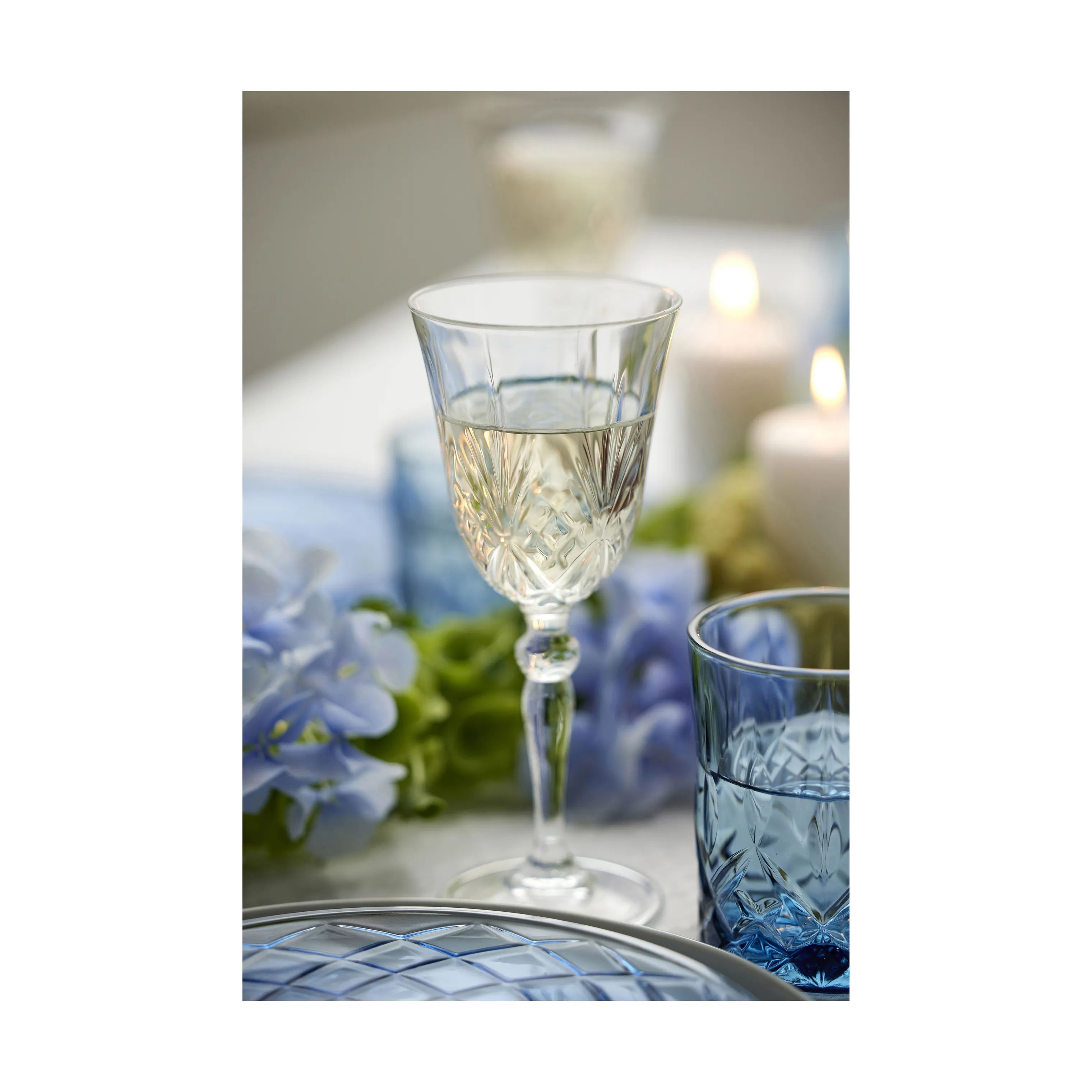 Lyngby Glas Hvidvinsglas Melodia Hvidvinsglas - 4 stk. i Klar, 21 cl, 5
