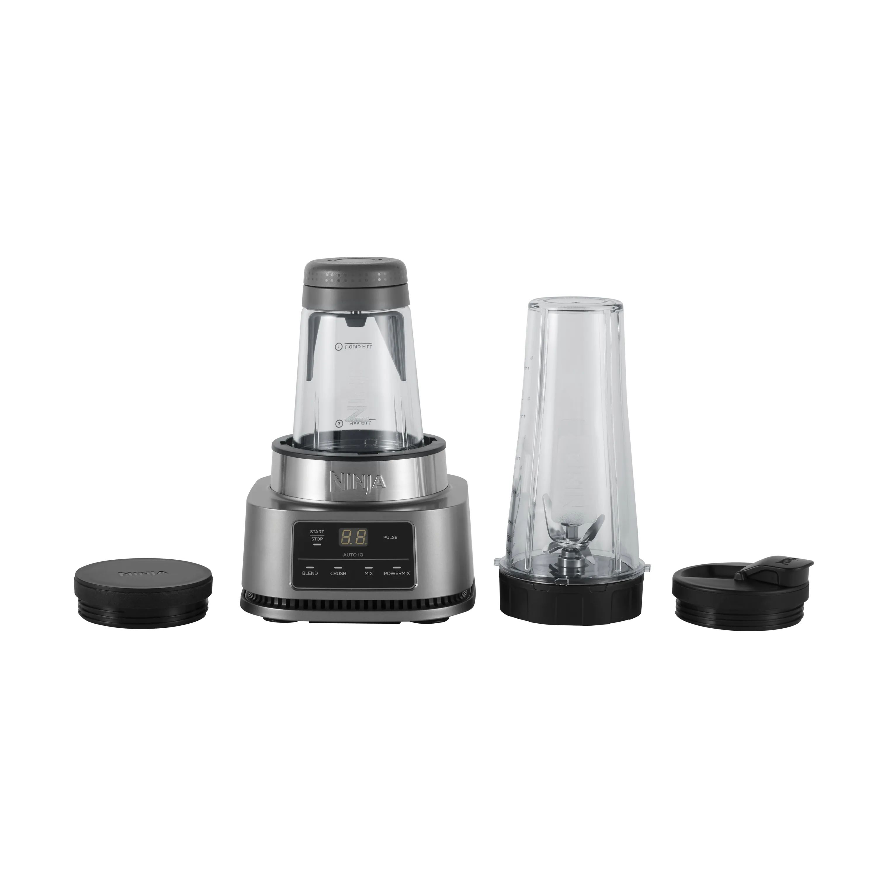 Ninja Blendere Foodi Power Nutri 2-i-1 Blender i sølvfarvet, 8