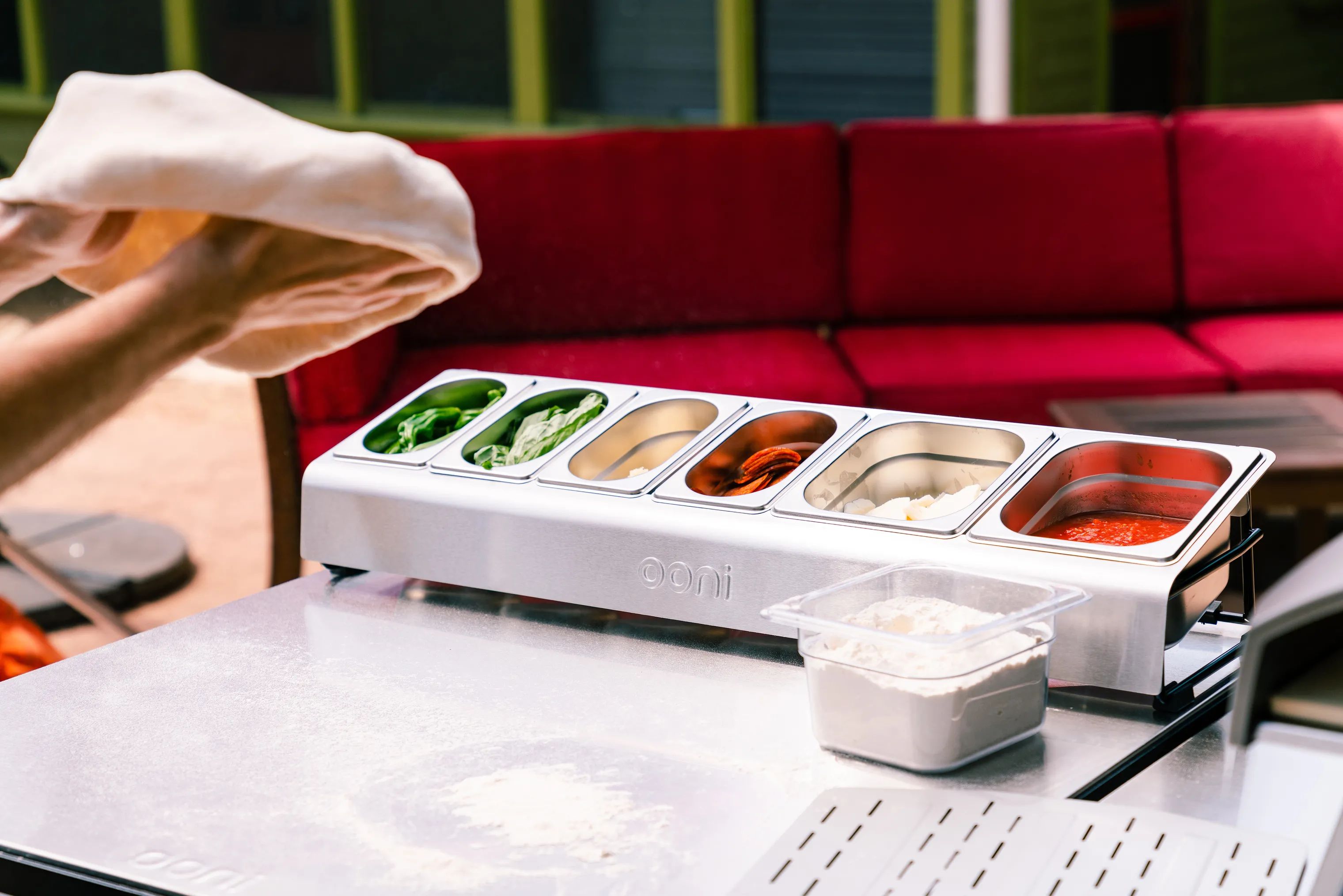 Ooni Grillredskaber Pizzatopping-station i Grå, 3