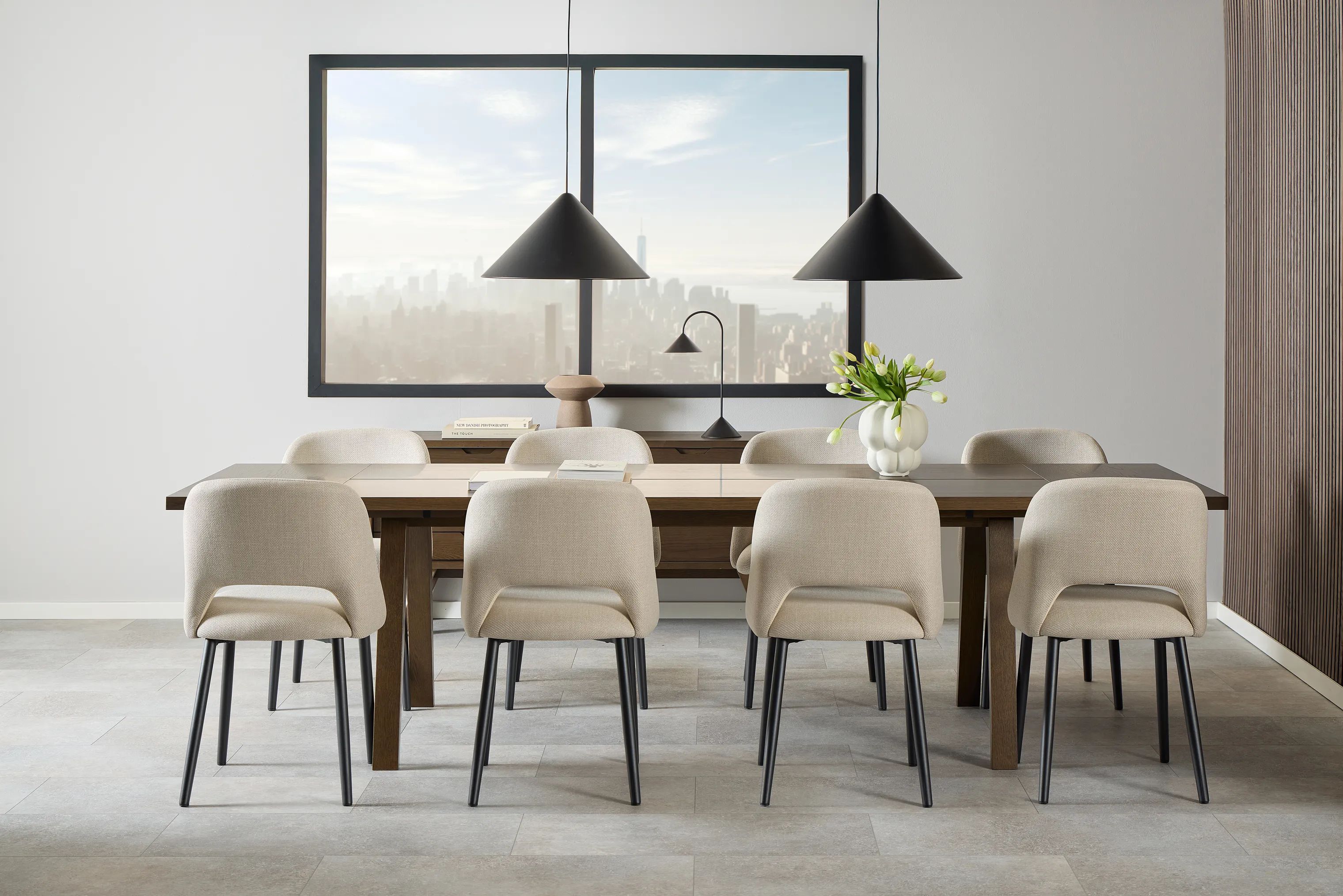 CASA Living Spiseborde A-Line Tillægsplade i Brun, B43 x L95 cm, 2