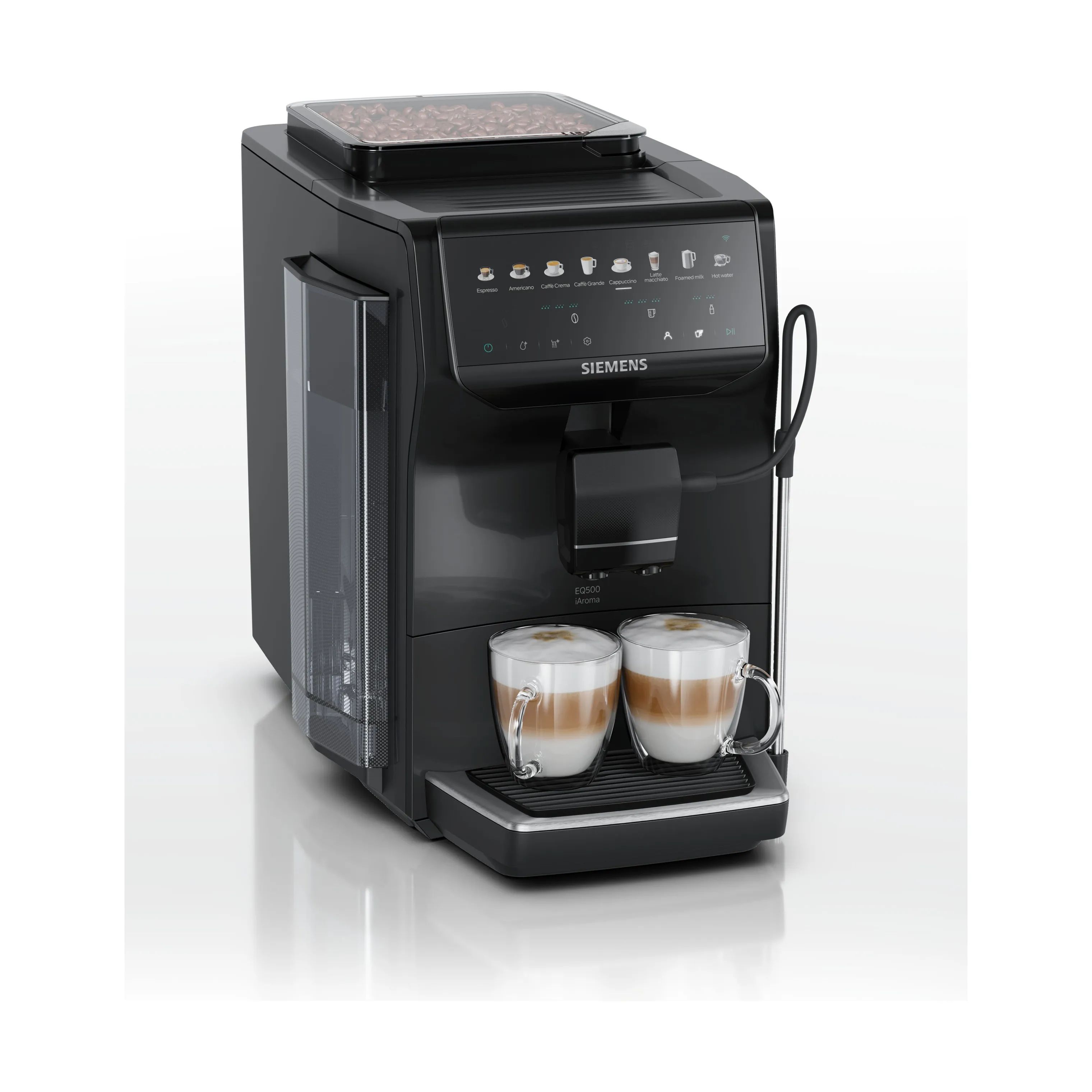 Siemens Espressomaskiner EQ500 iAroma Espressomaskine TP553E19 i Sort, 1