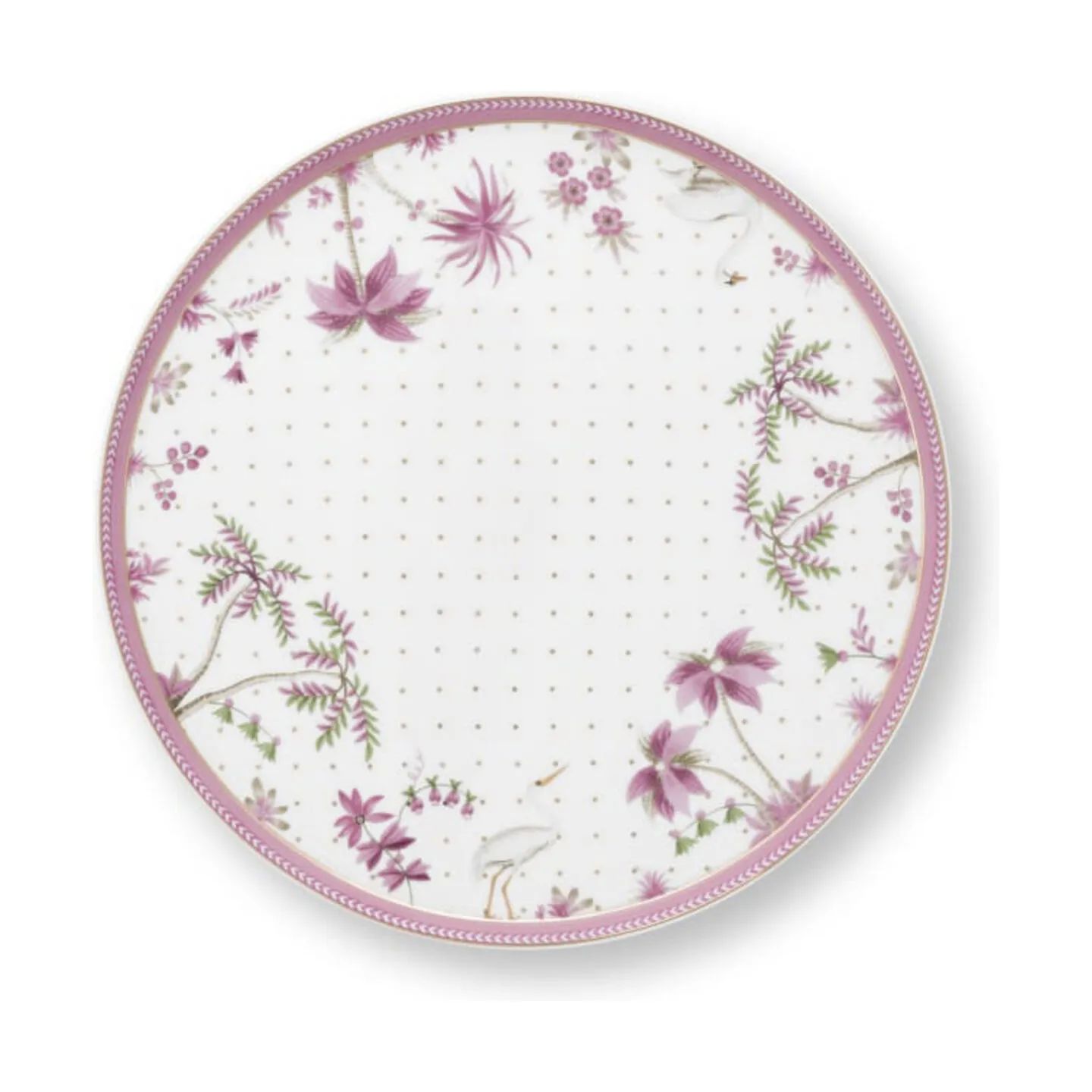 PIP Studio Serveringsfade Jolie Dots Fad på fod i Lyserød, 3