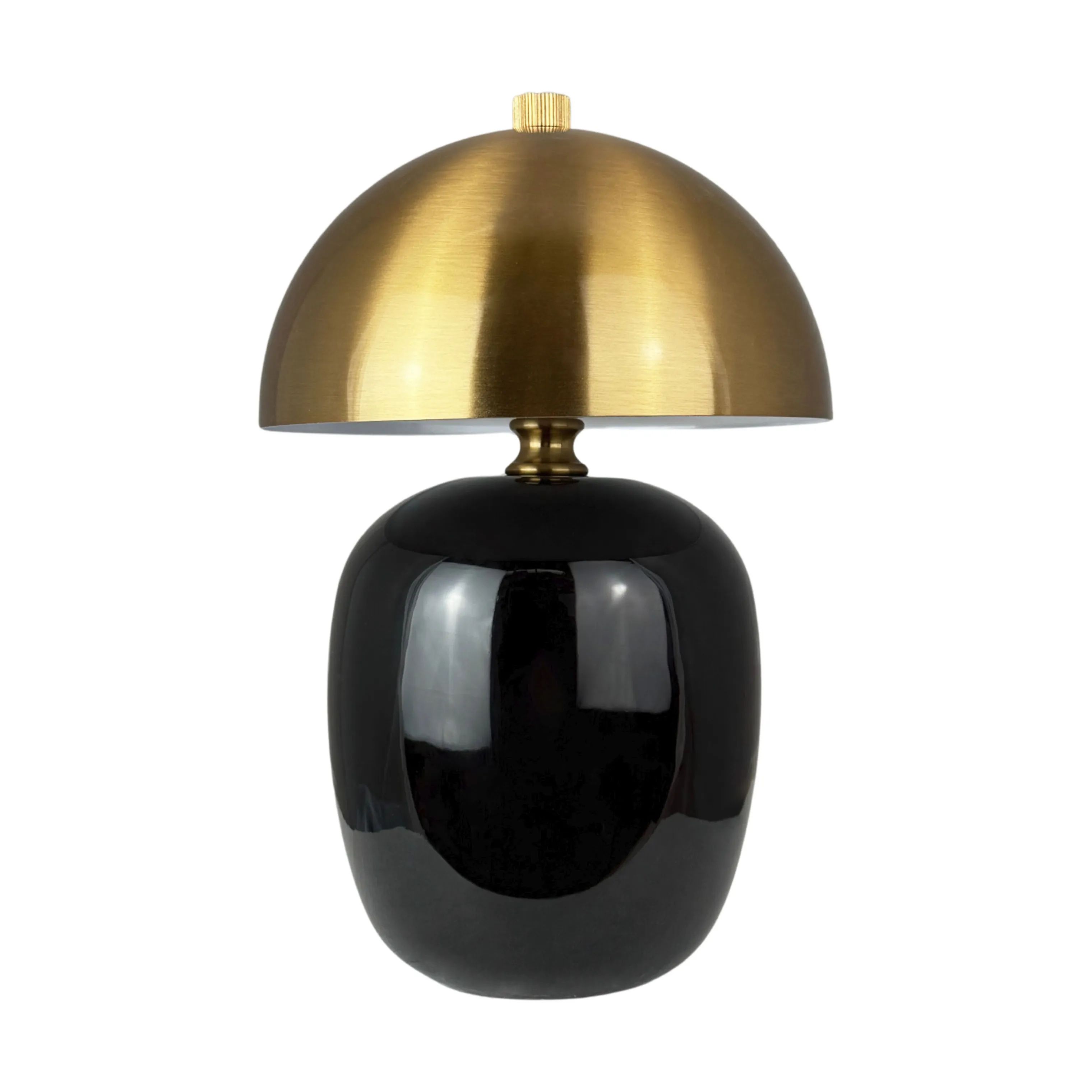 Dyberg Larsen Bordlamper Manhatten Bordlampe i Sort/ Messing, 1