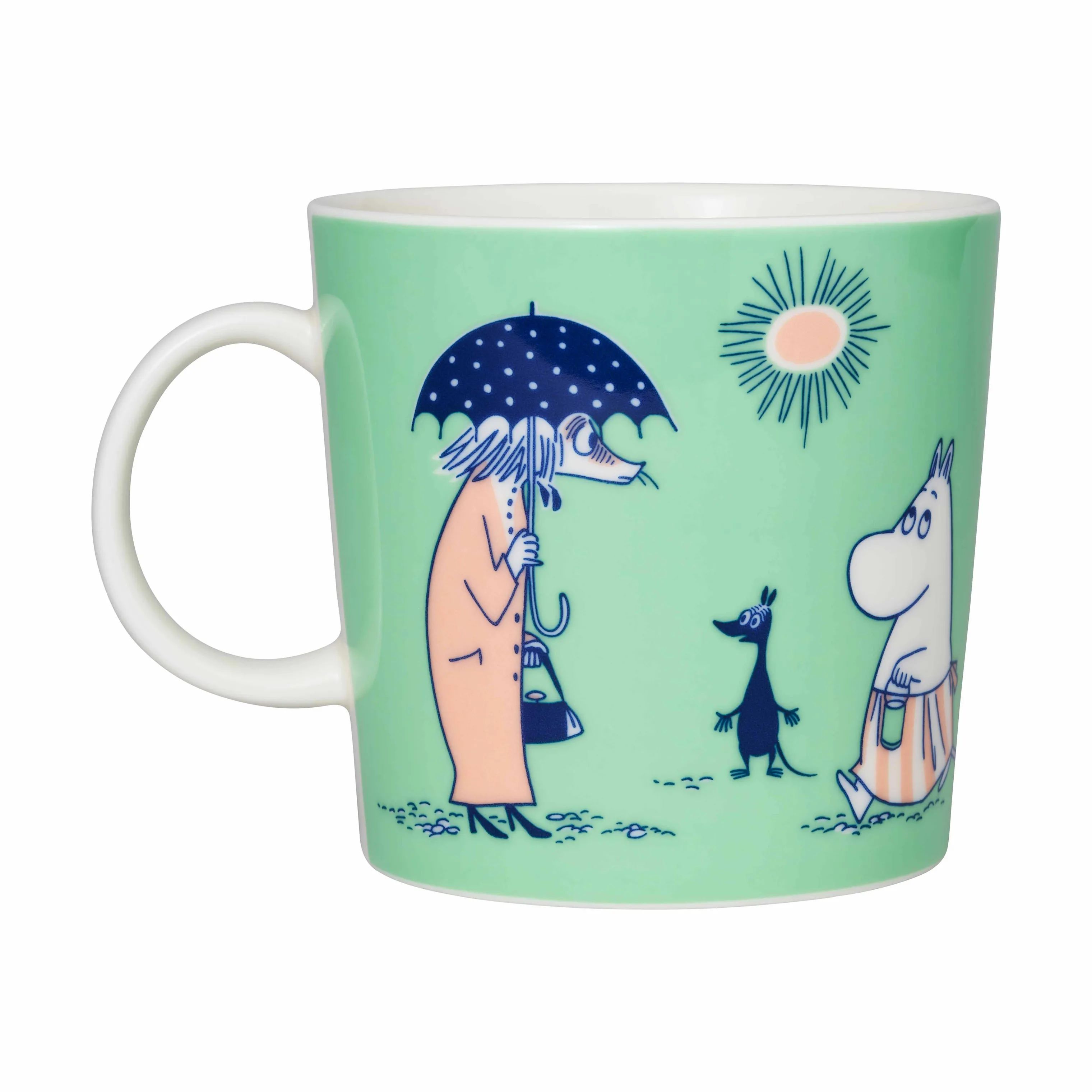 Moomin Arabia Krus og kopper med hank ABC Krus - I i I, 2