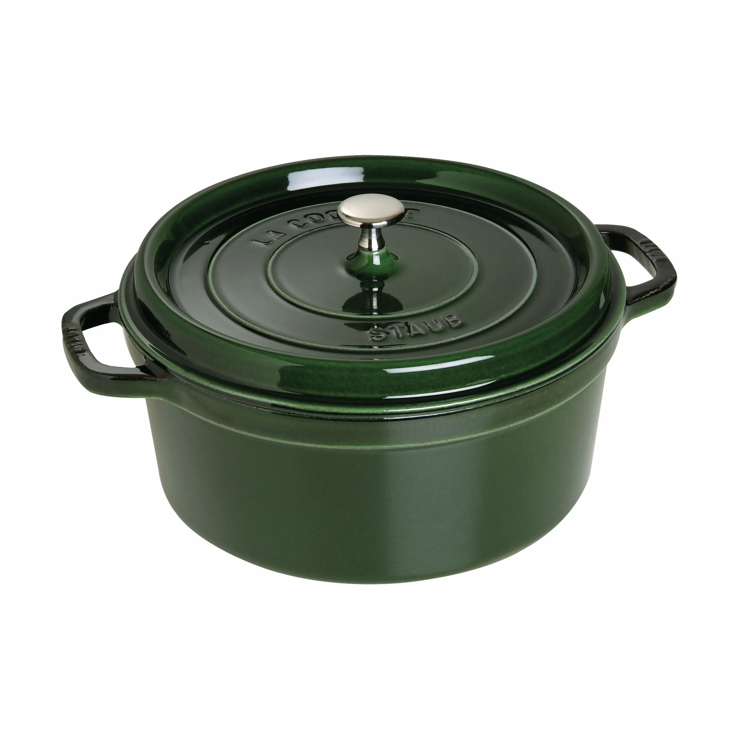 Staub Stegesøer La Cocotte Cocotte i Grøn, 28 cm, 1