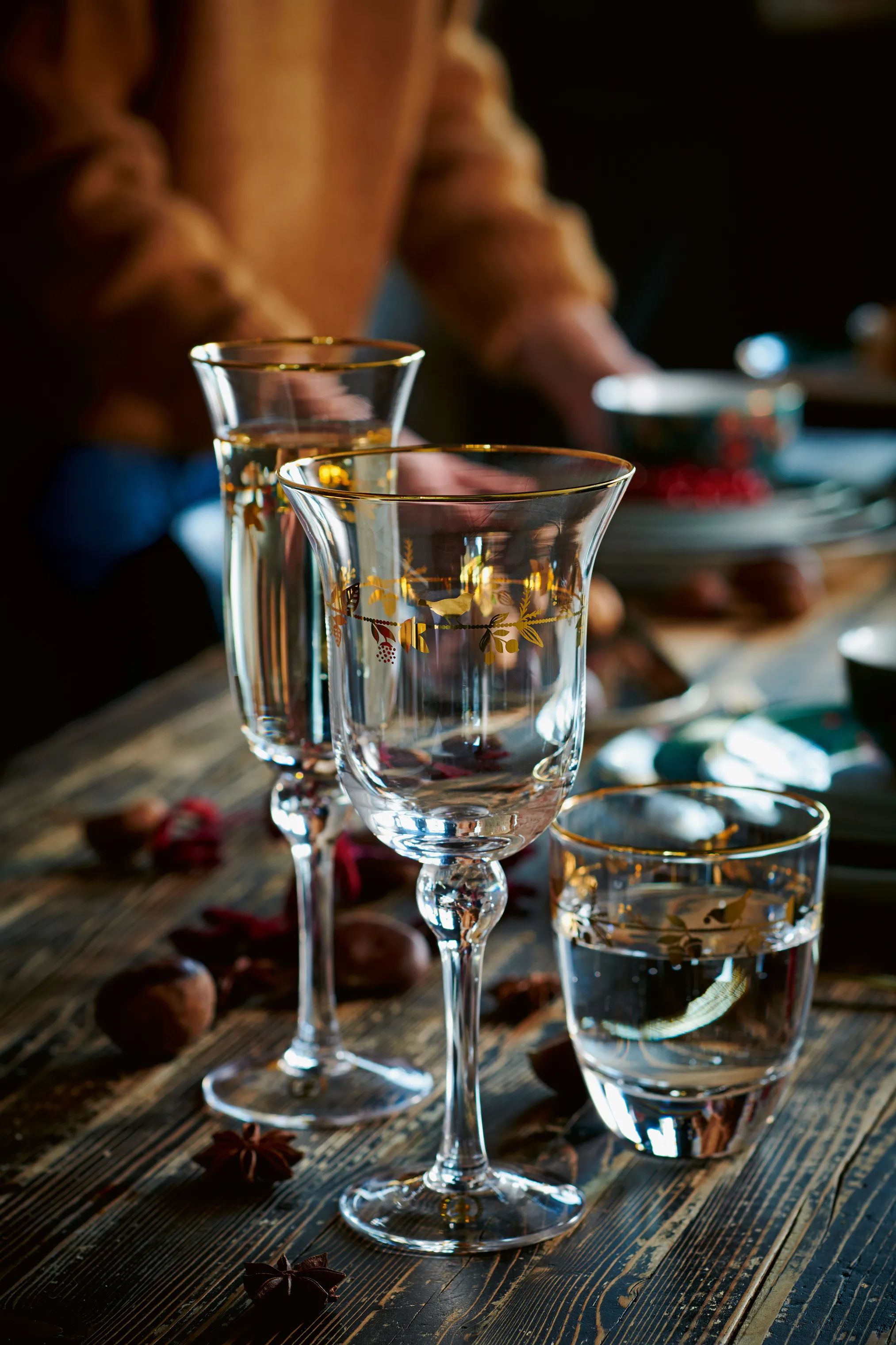 PIP Studio Hvidvinsglas Winter Wonderland Vinglas i Gold, 2