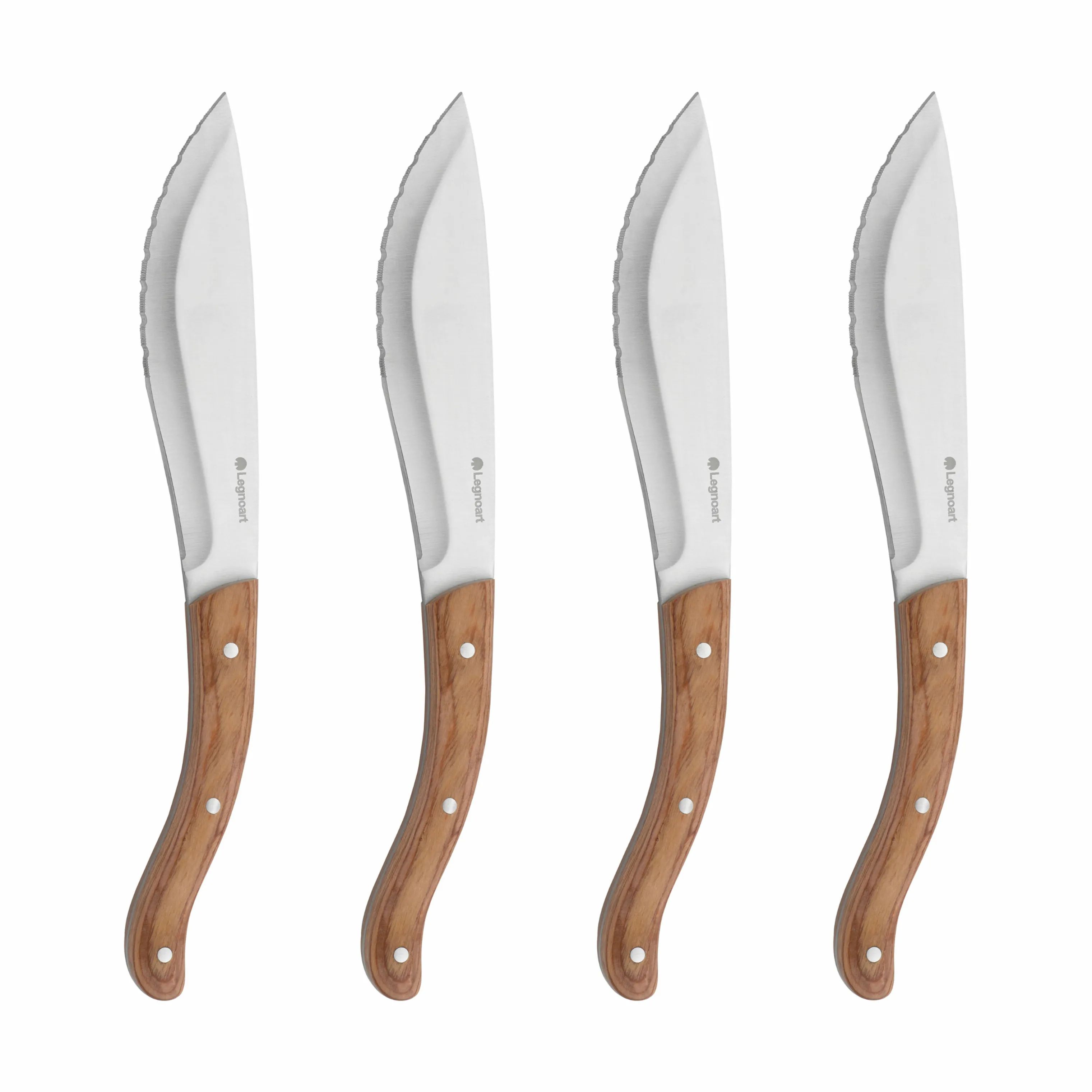 Legnoart Steakknive Tomhawk Tomahawk Steakknive - 4 stk. i Lyst træ, 1