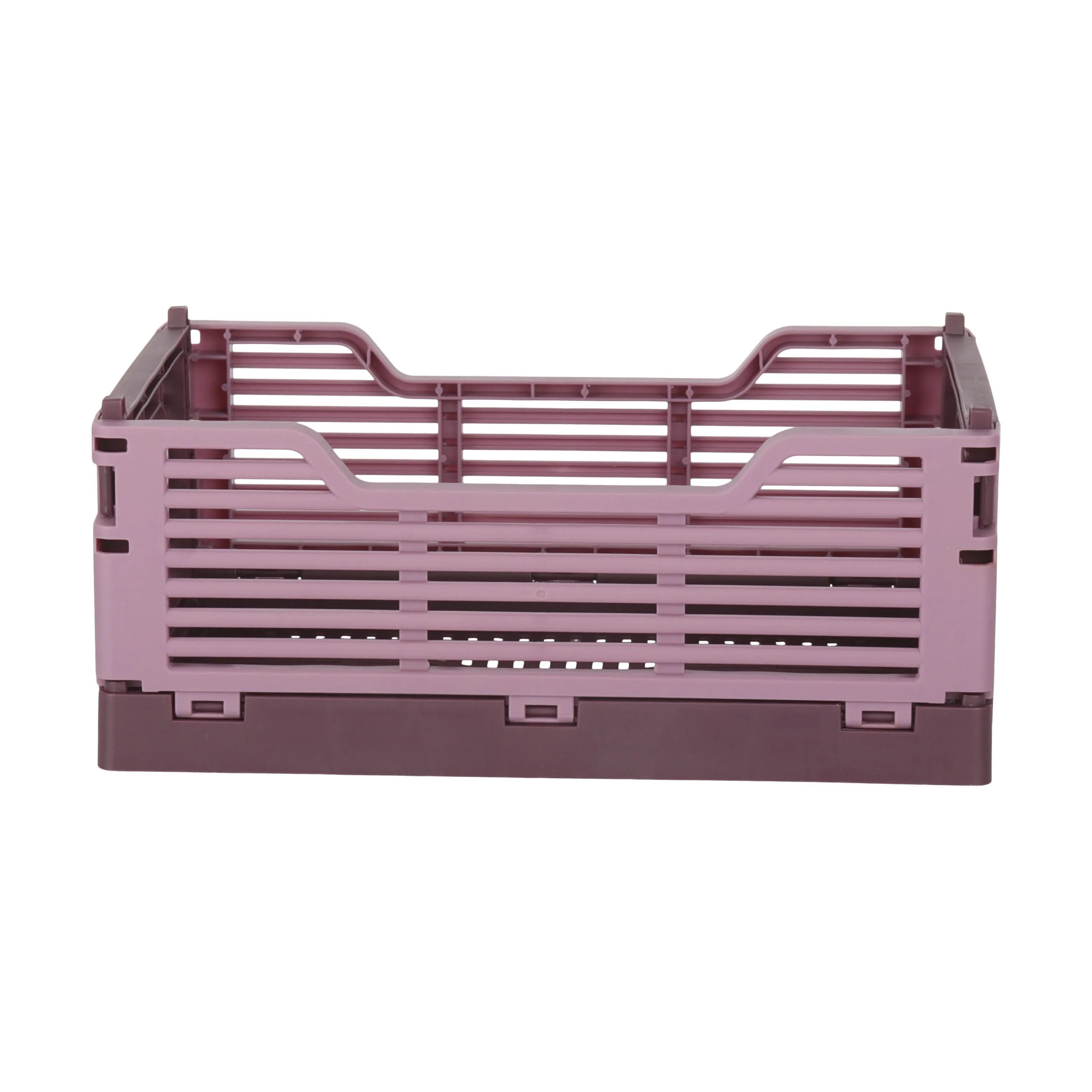 CASA Living Kasser Foldekasse i Lilla, B15 x L22 cm, 3