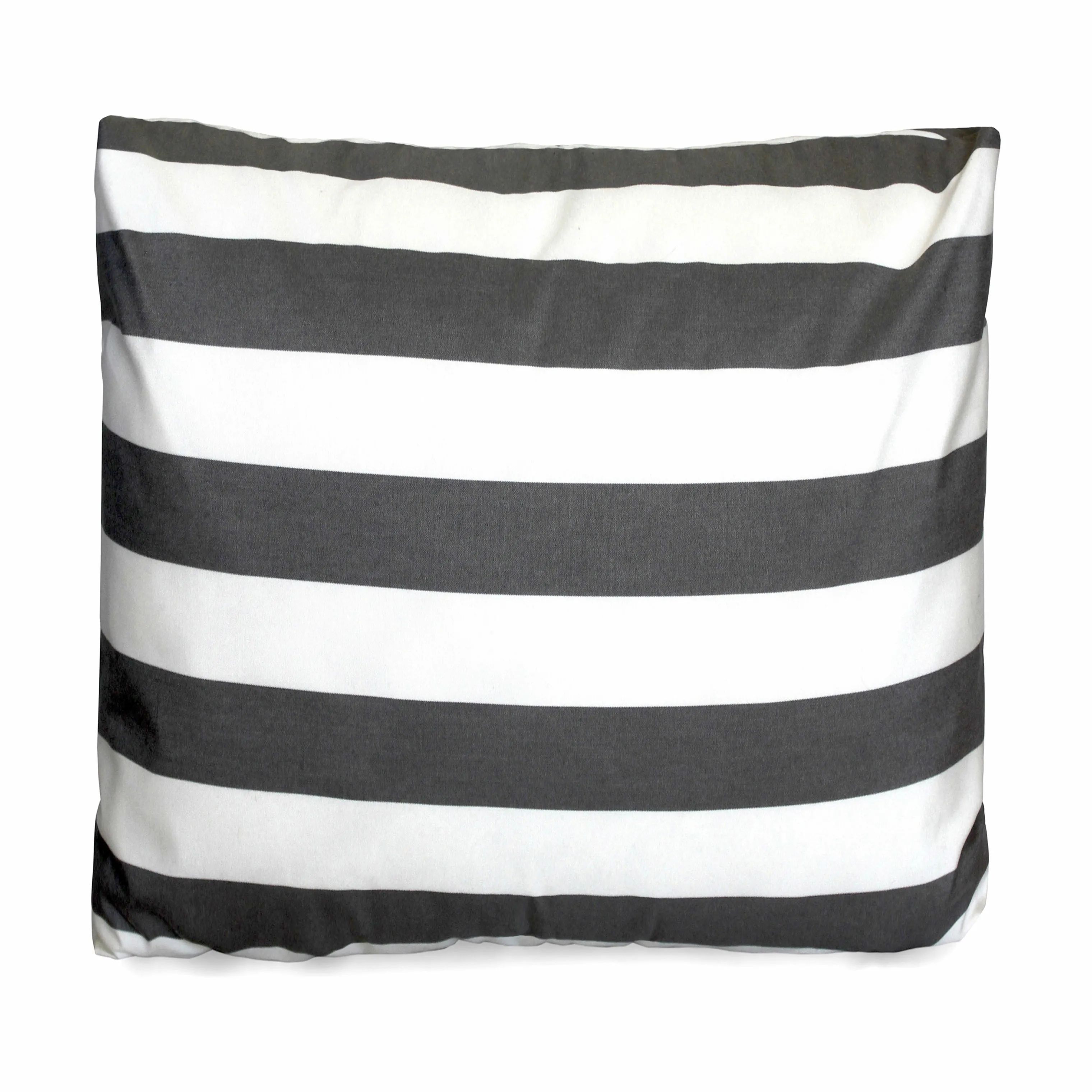 TRIMM Copenhagen Havehynder Square Pude i Grey/hvid, B45 x L45 cm, 1