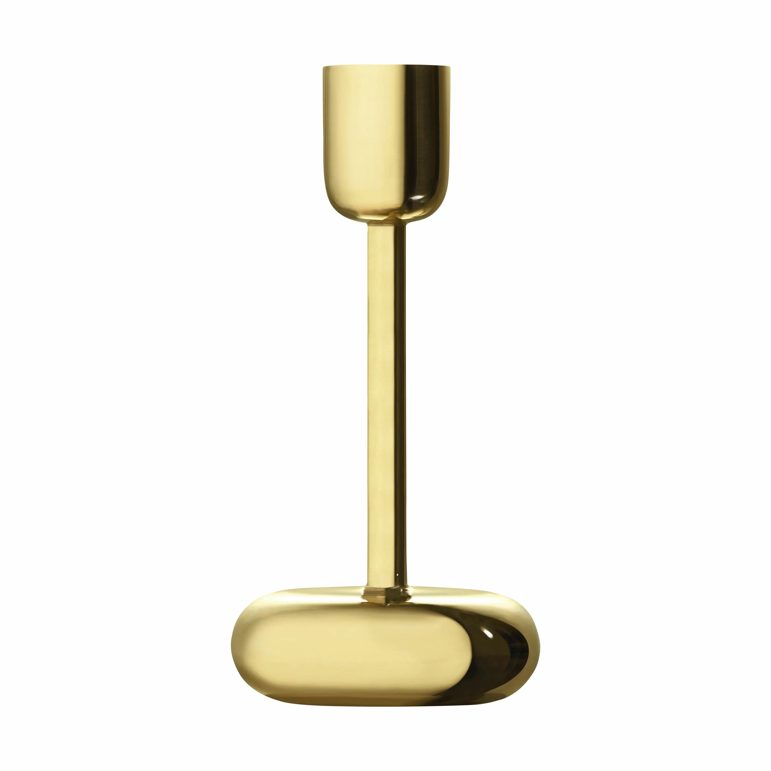 Iittala Kronelysestage Nappula Lysestage i Messing, H18,3 cm x 1 stk., 1