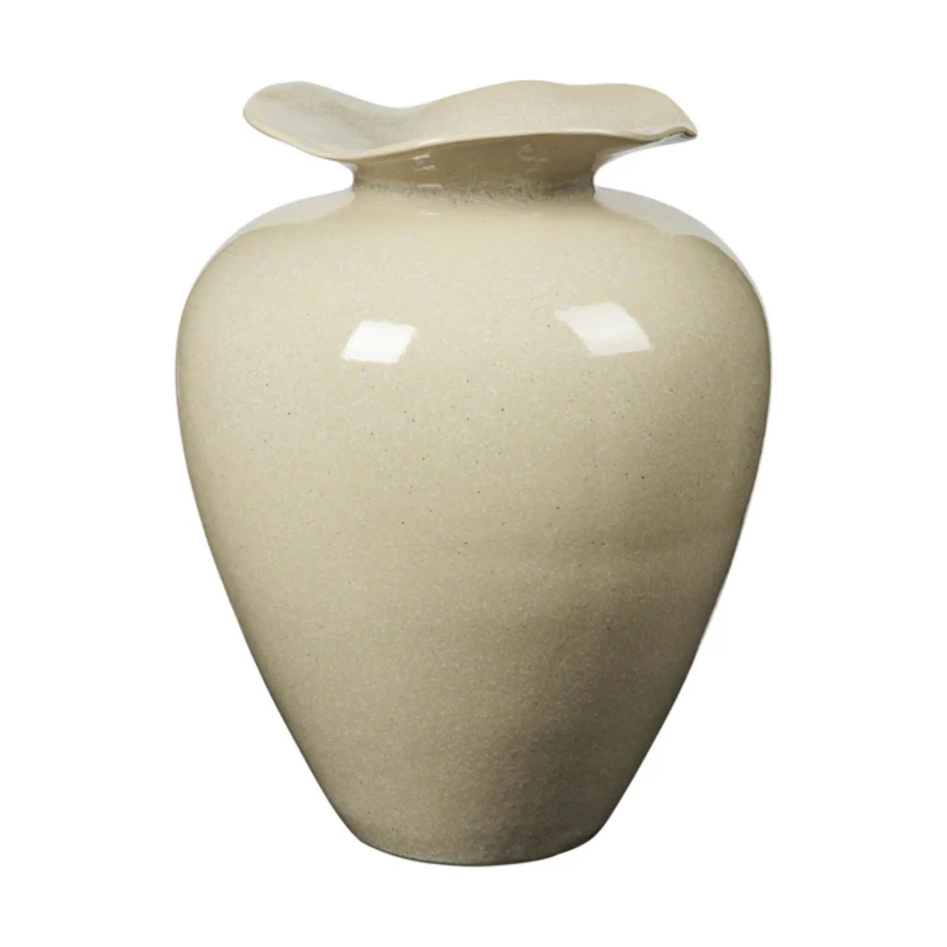 Broste Copenhagen Vaser Florentina Vase i Beige, H44 x Ø33 cm, 1