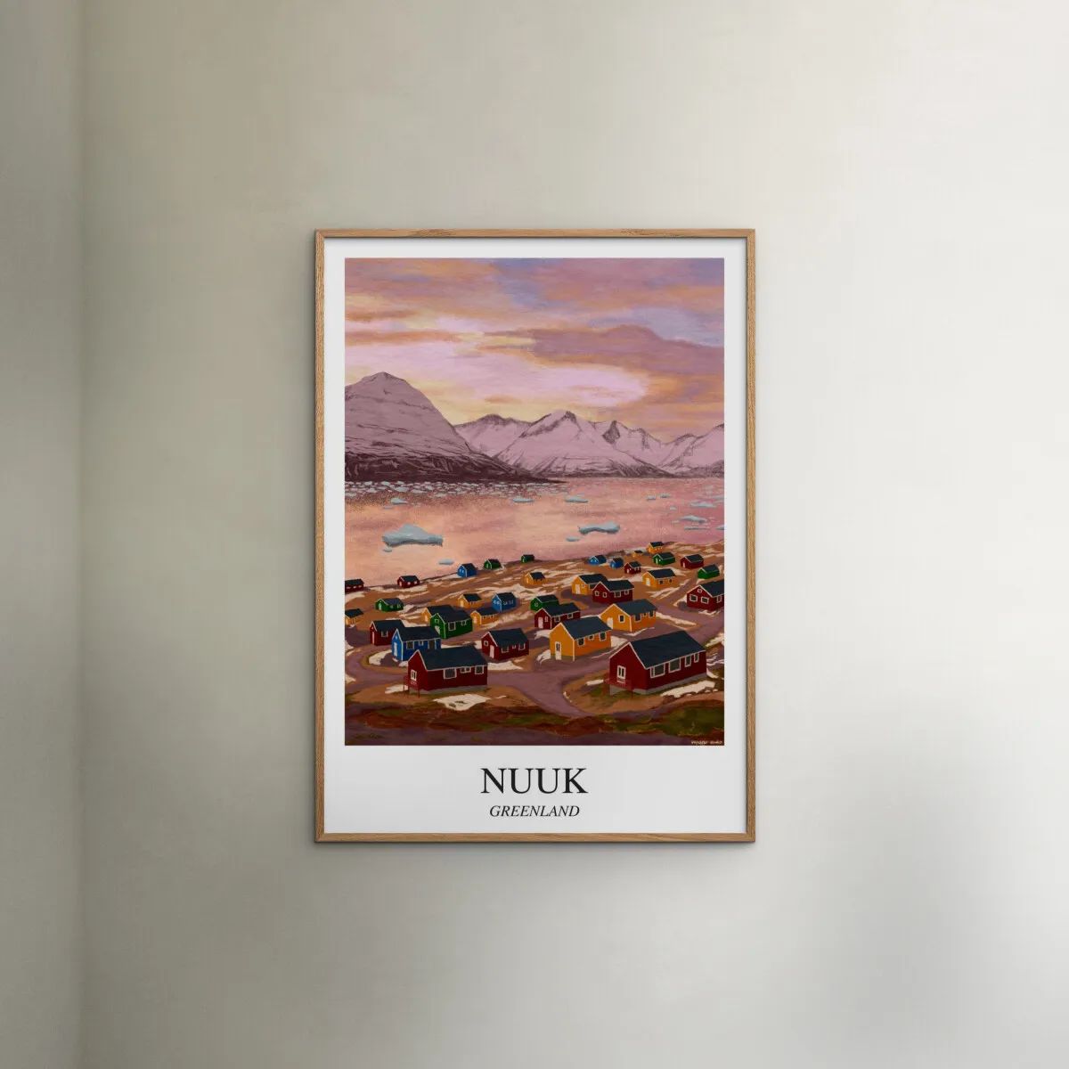 Poster&Frame Plakater Plakat - Nuuk i B50 x L70 cm, 2