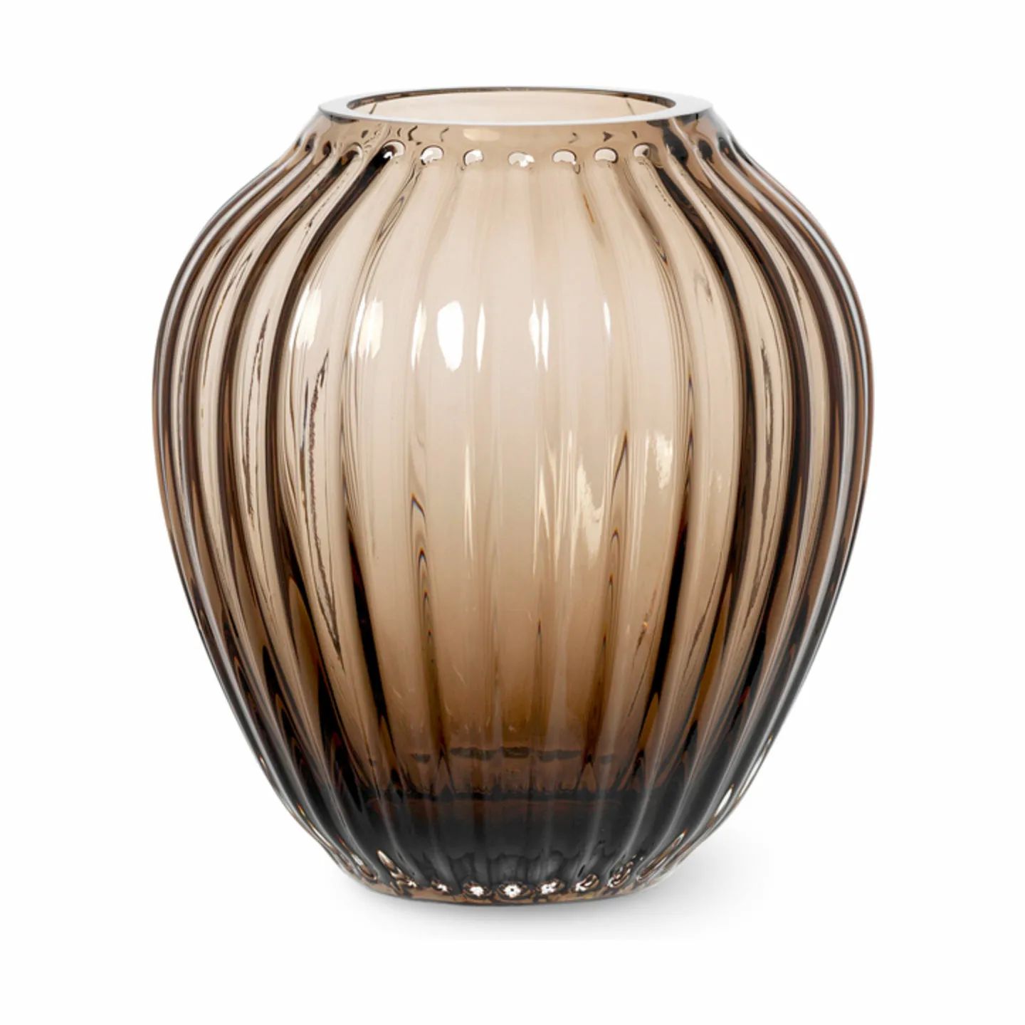 Kähler Vaser Hammershøi Vase i valnød, 14 cm, 1
