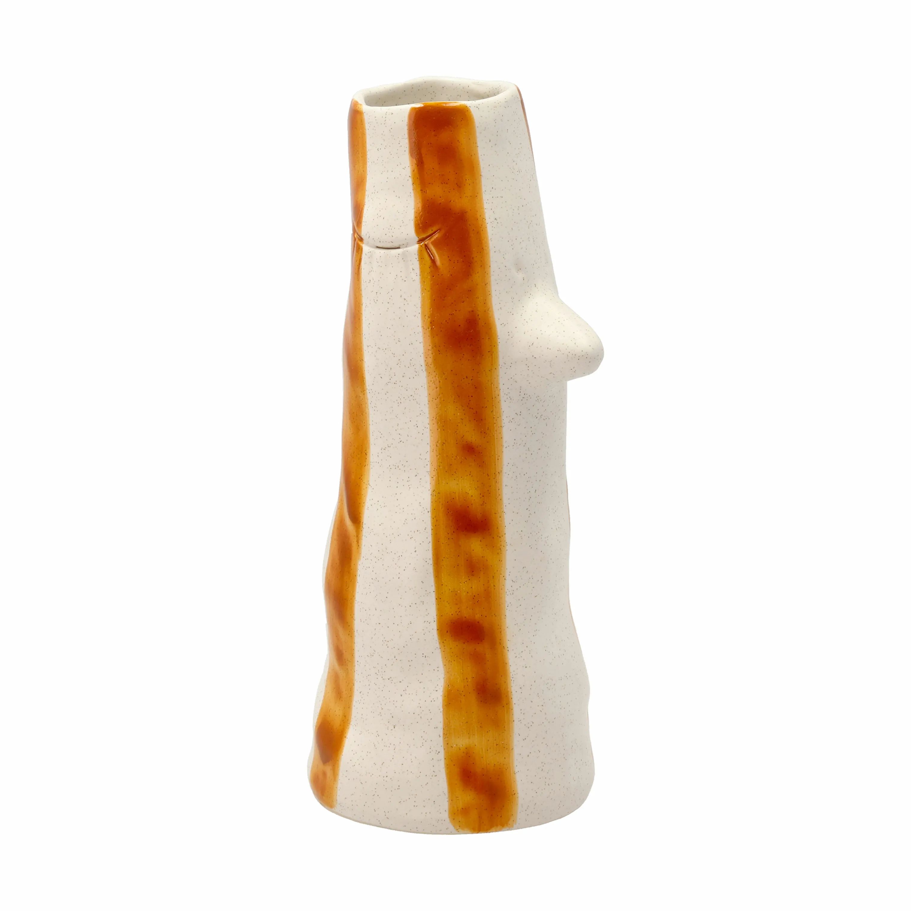 Villa Collection Vaser Villa styles Vase m. næb og øjenvipper i Brun, 26 cm, 1