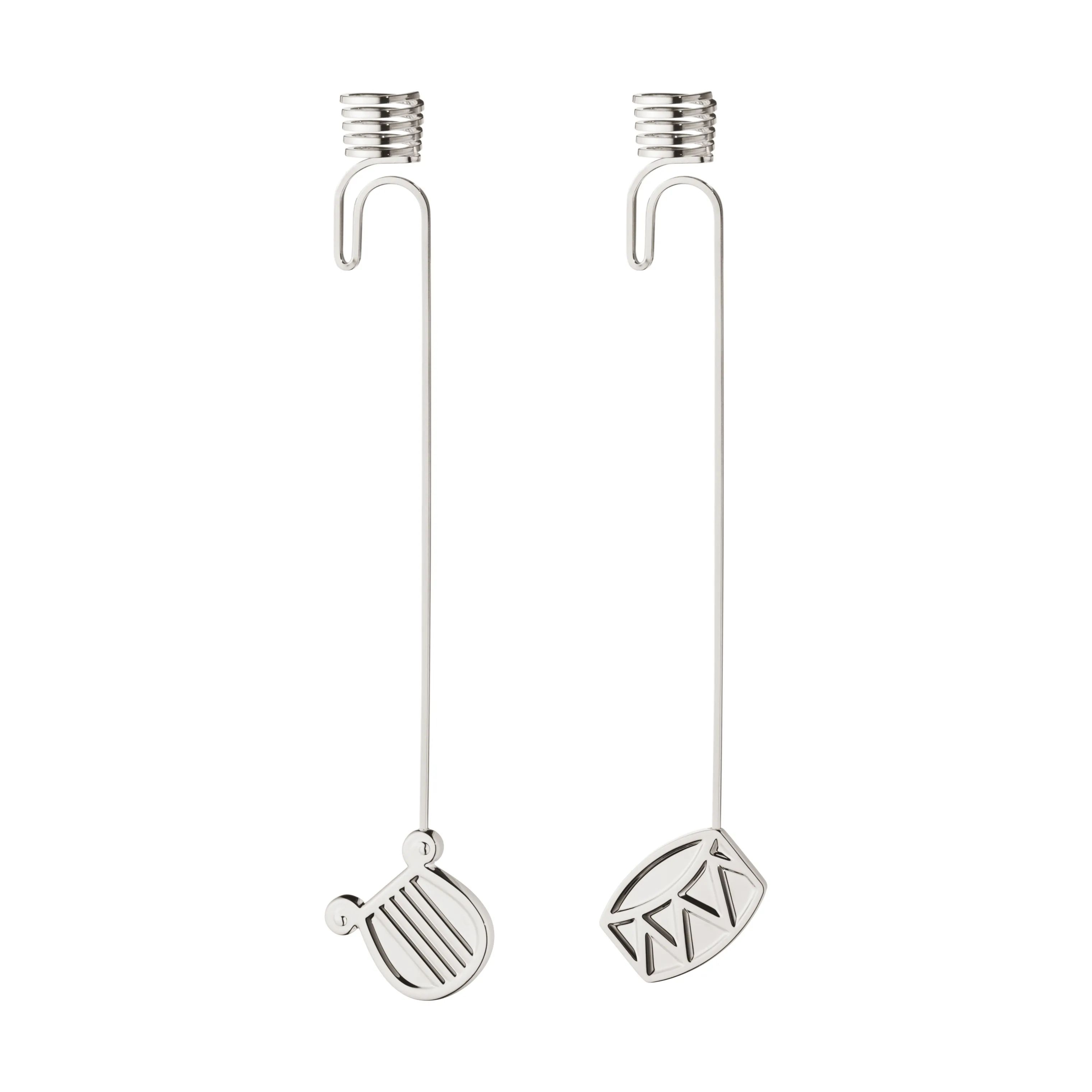 Georg Jensen Lysholdere og juletræslys Christmas Collectibles CC 2026 Lysholdersæt - 2 stk. i Palladium, 1