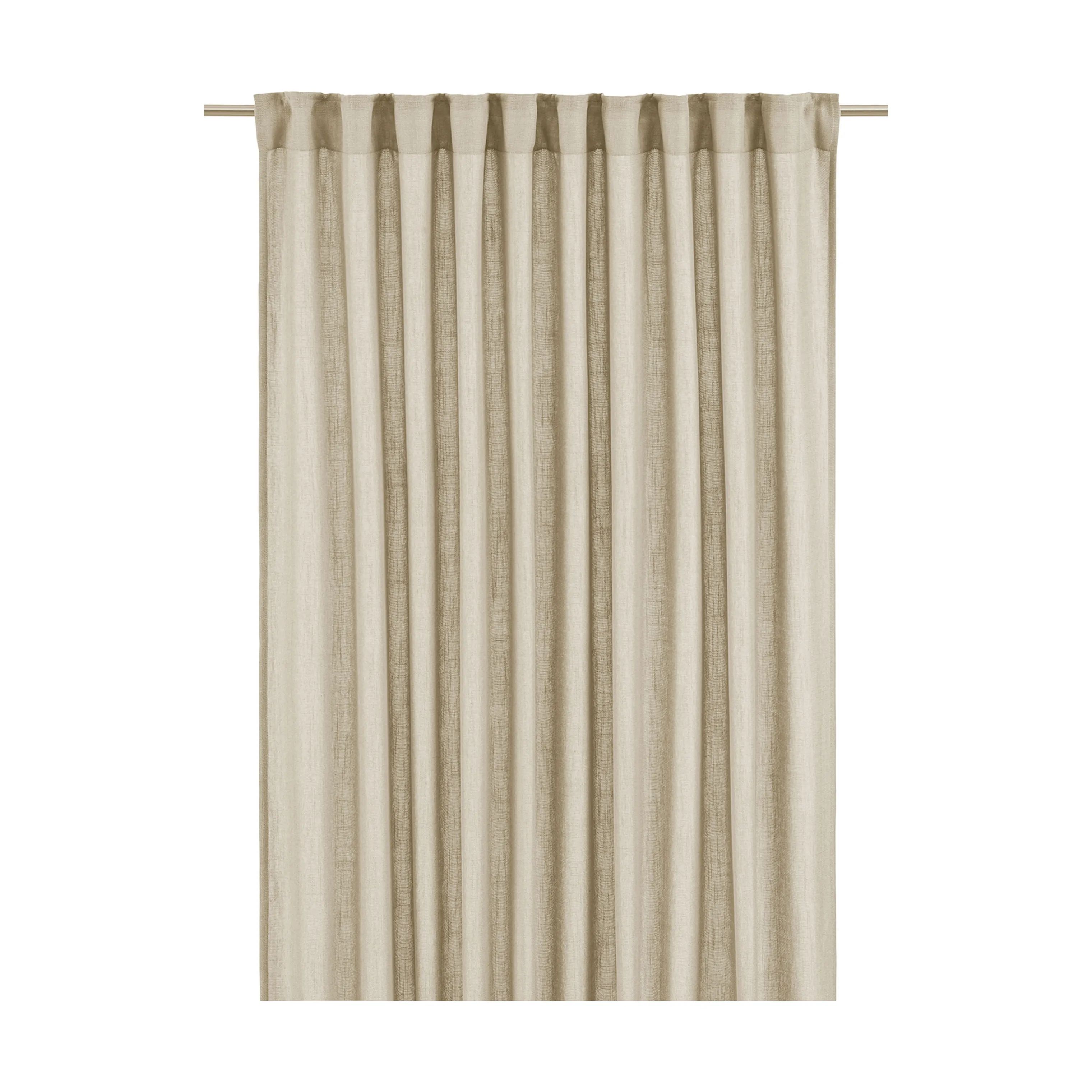 Svanefors Gardiner og gardinstænger Cecil Gardin - 2 stk. i Beige, H260 x B145 cm, 1