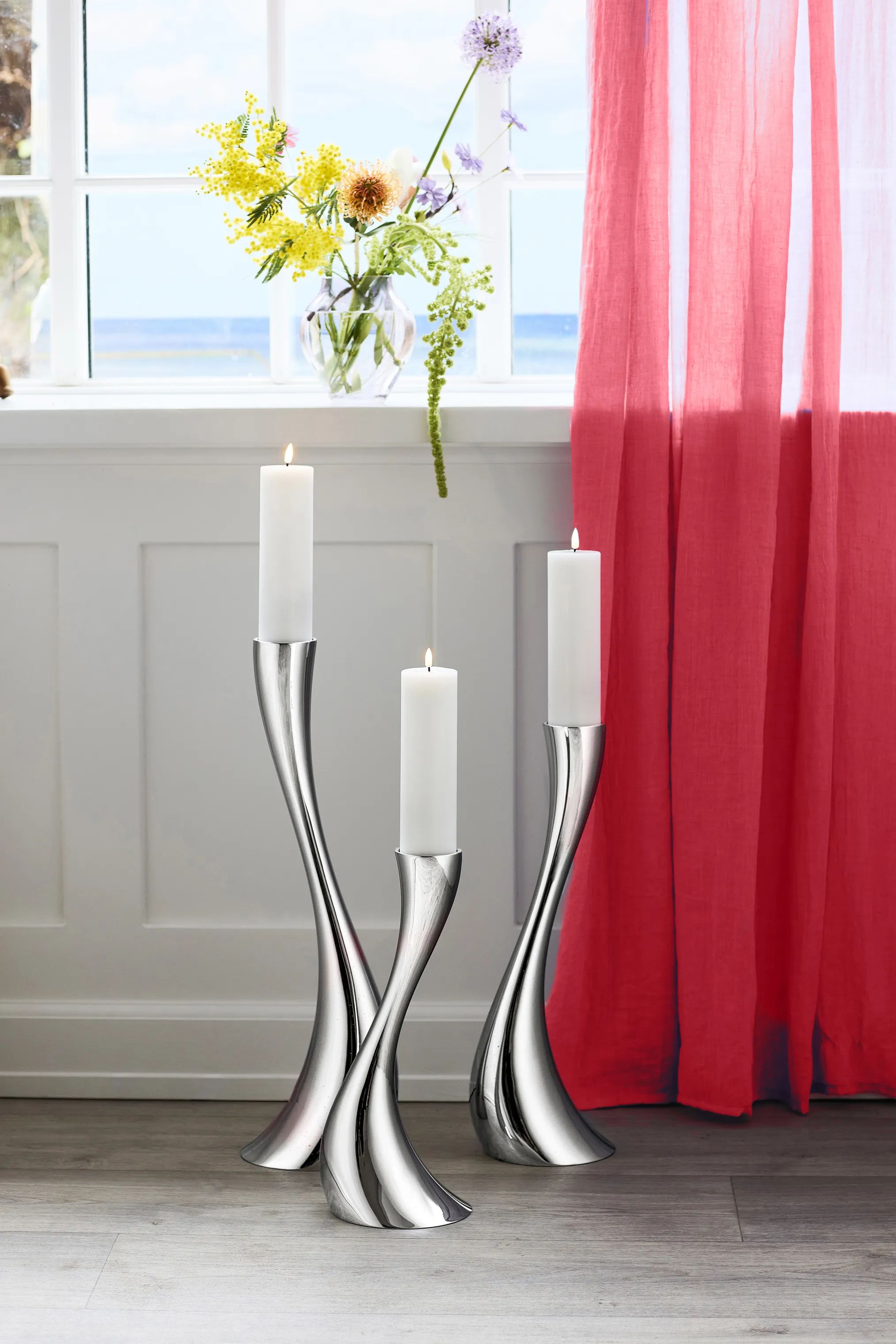 Georg Jensen Gulvstage Cobra Gulvstage Lille i Blank, 40 cm, 3