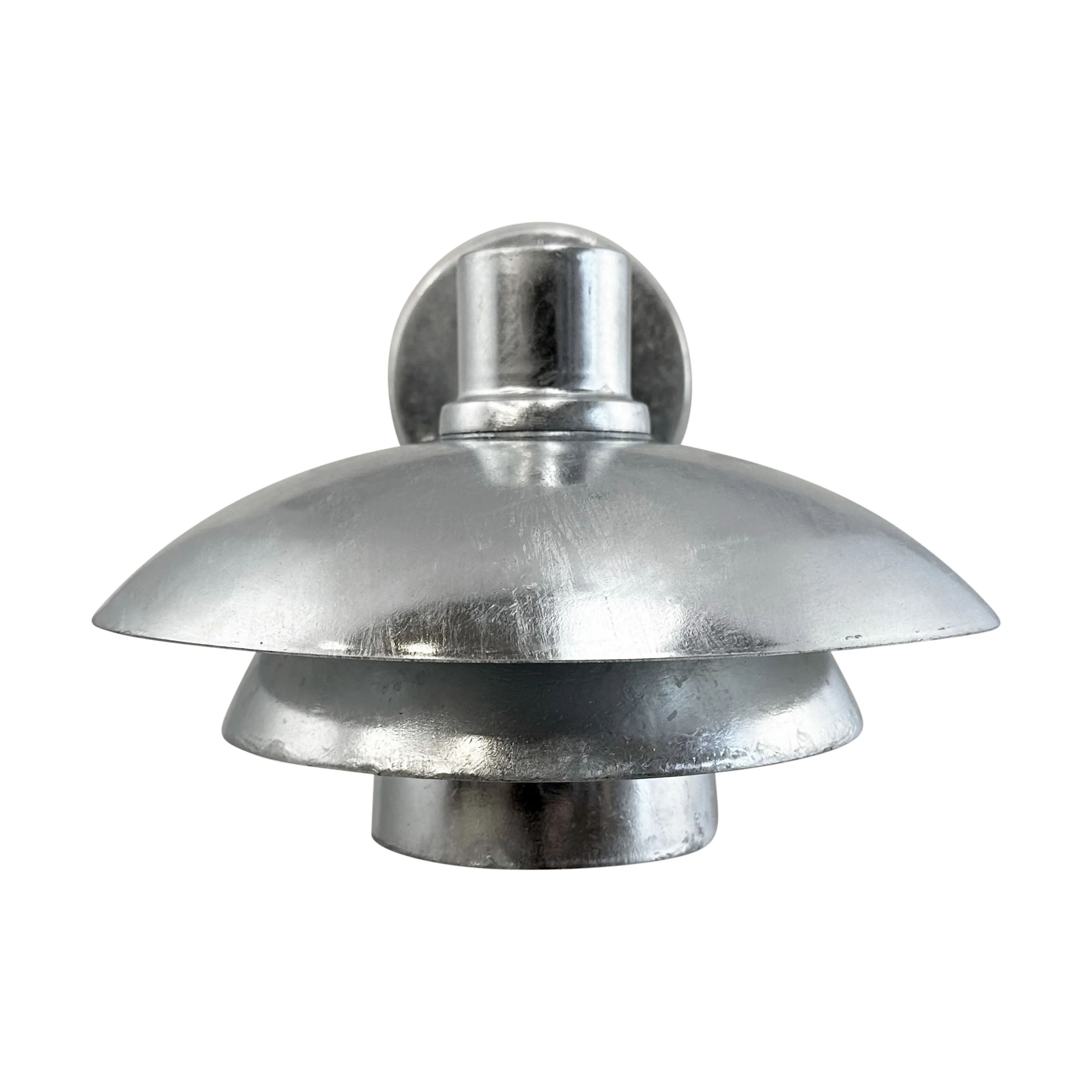 Dyberg Larsen Udendørs væglamper Morph Udendørs Væglampe i Galvaniseret, 24 cm, 3